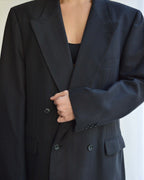 Jacket - double breasted YSL orange lines (M/XL)