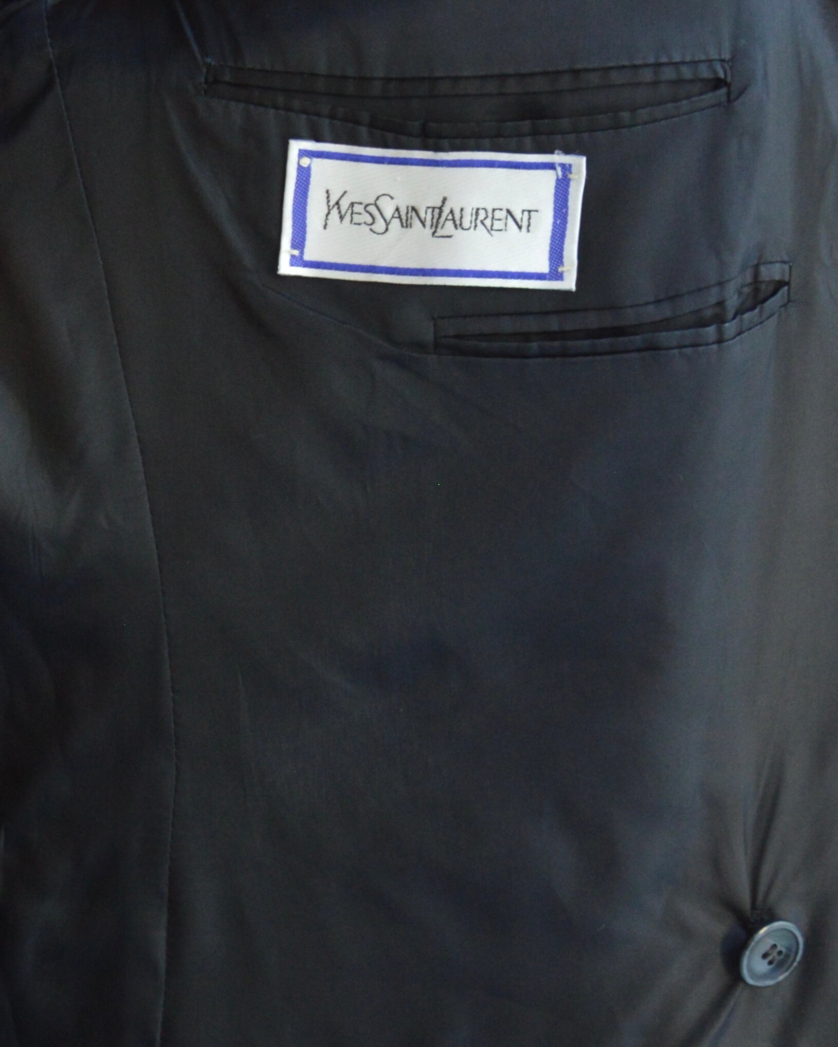 Chaqueta cruzada YSL líneas naranjas (M/XL)