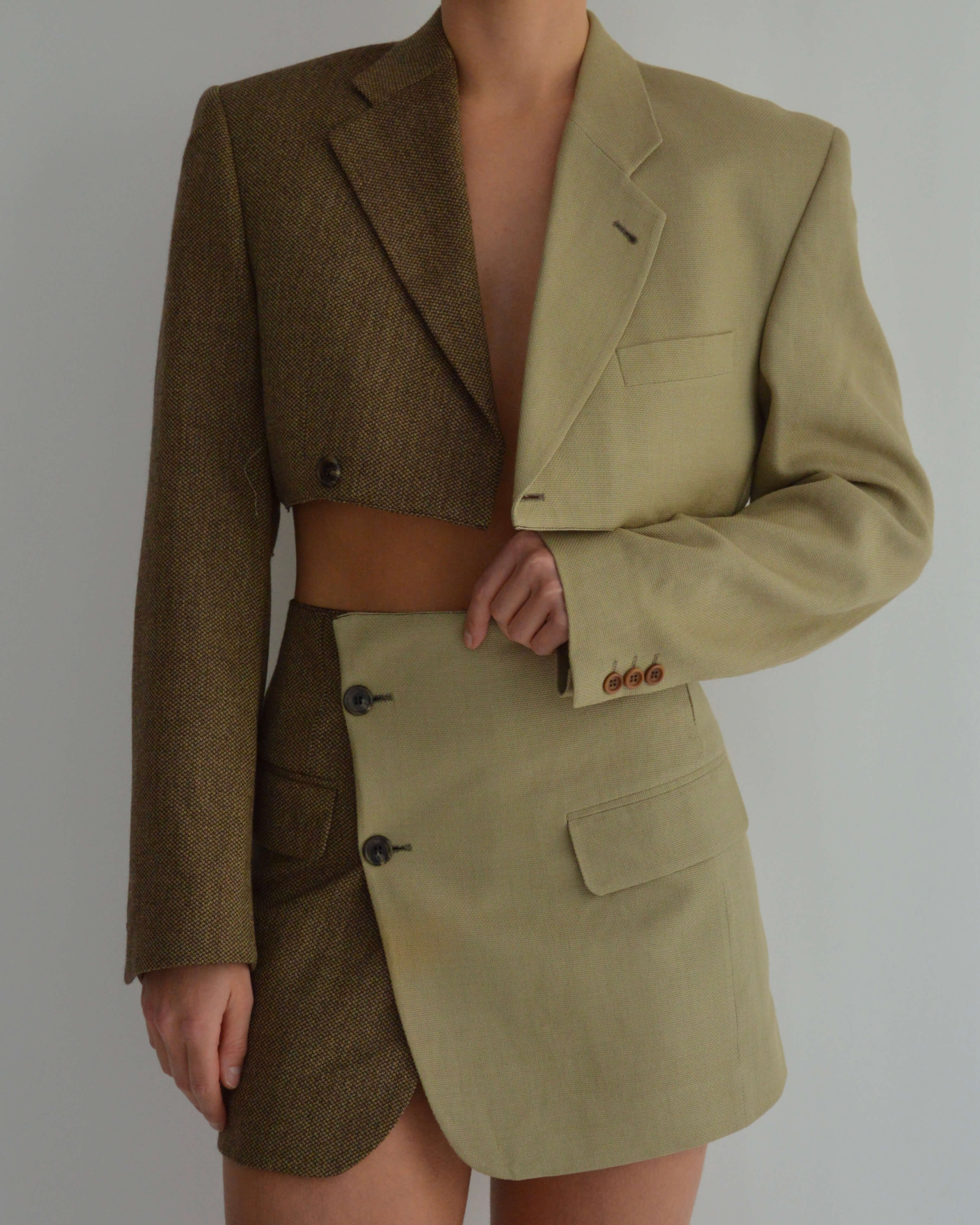 DUO Blaset - Beige on Brown (XS/S)