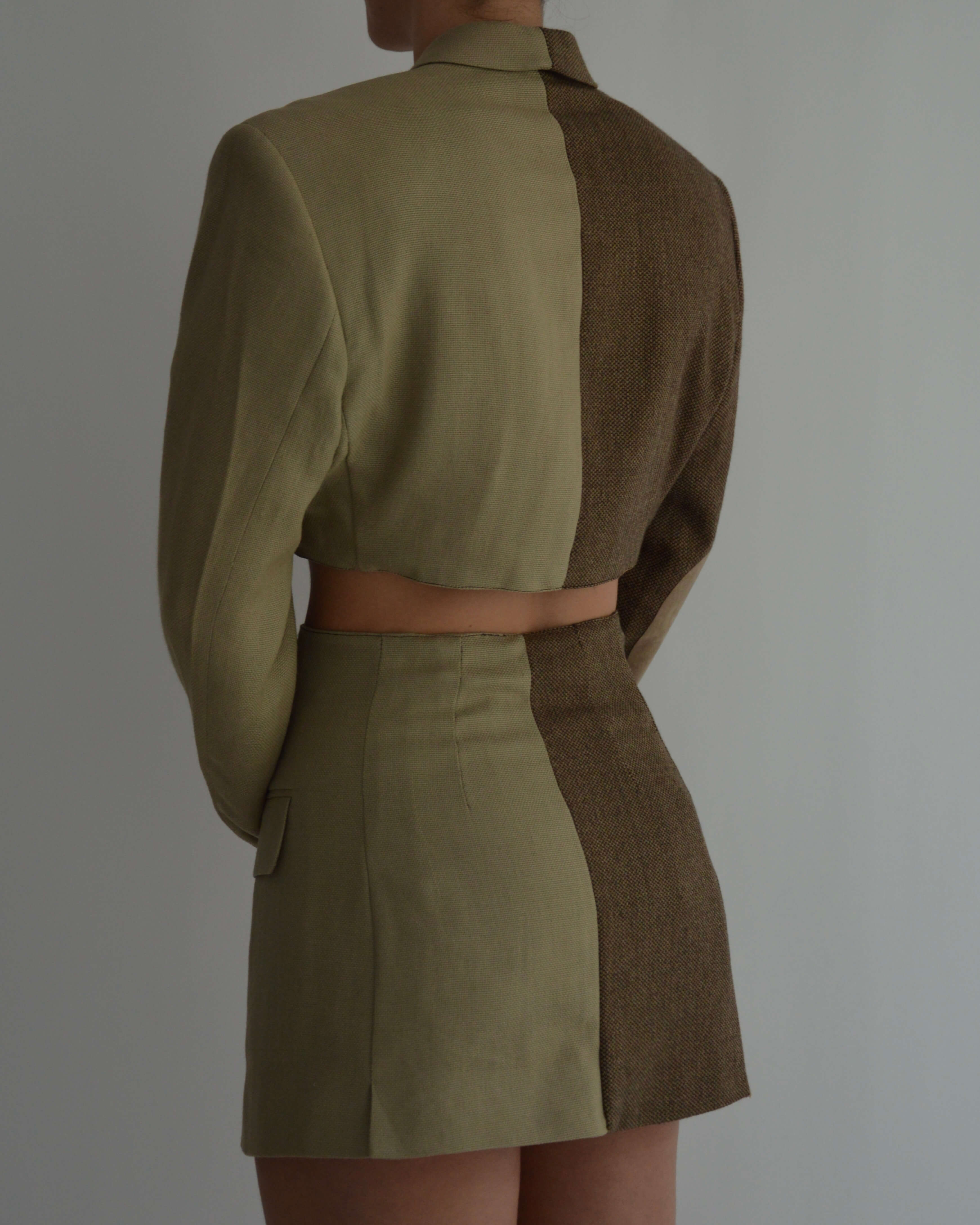 DUO Blaset - Beige on Brown (XS/S)