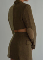 DUO Blaset - Beige on Brown (XS/S)