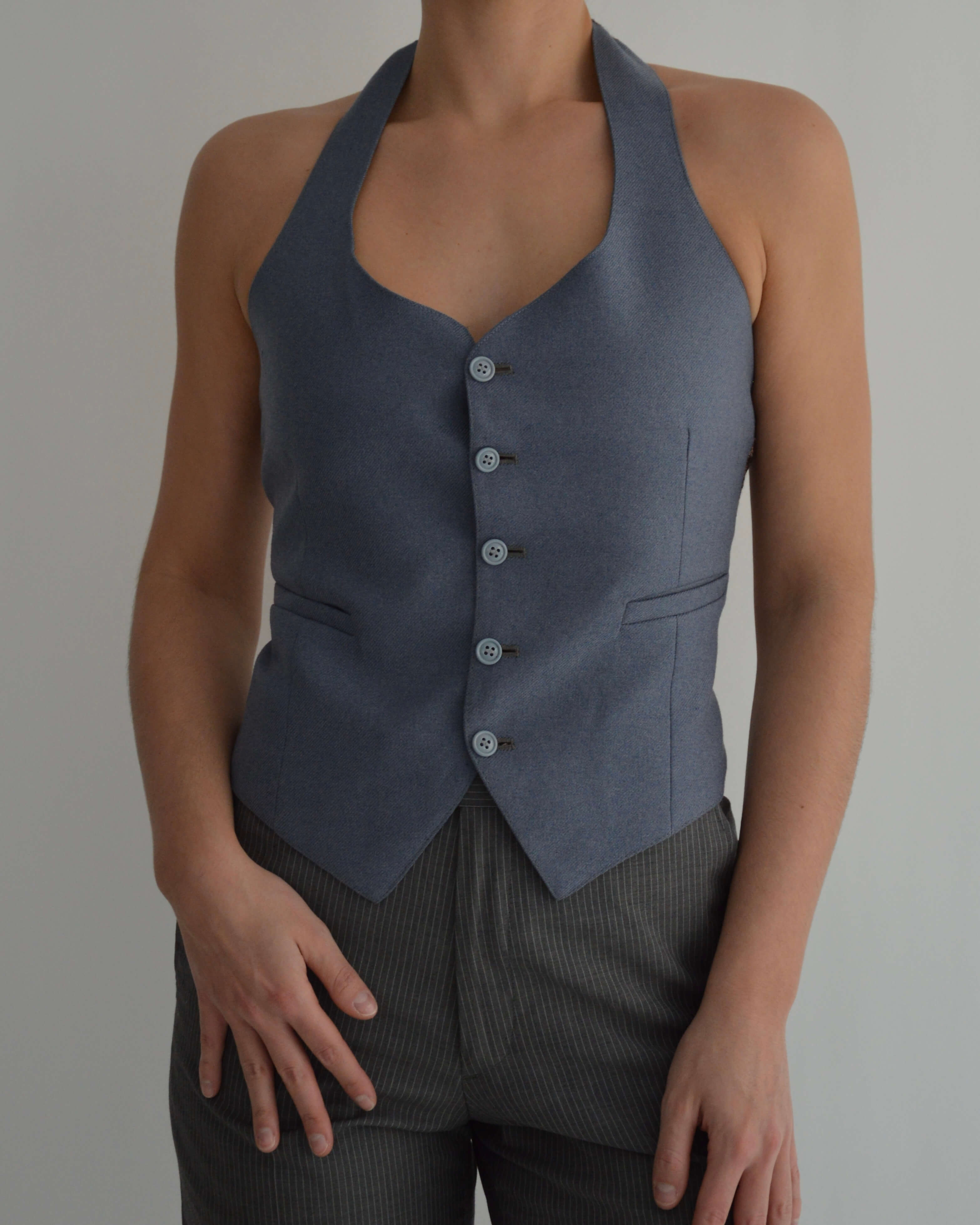 Gilet - Bleu ciel (XS/L)