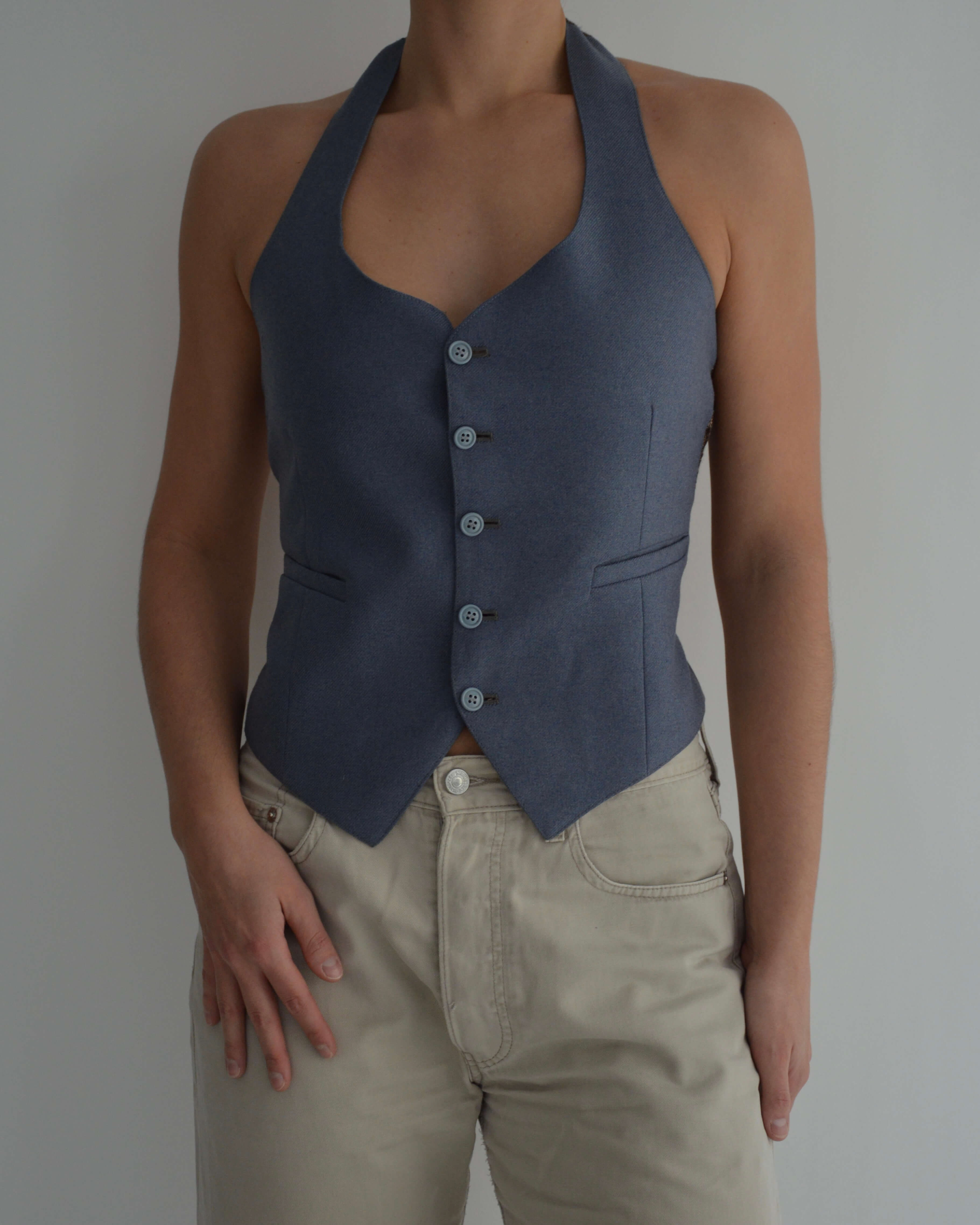 Gilet - Bleu ciel (XS/L)