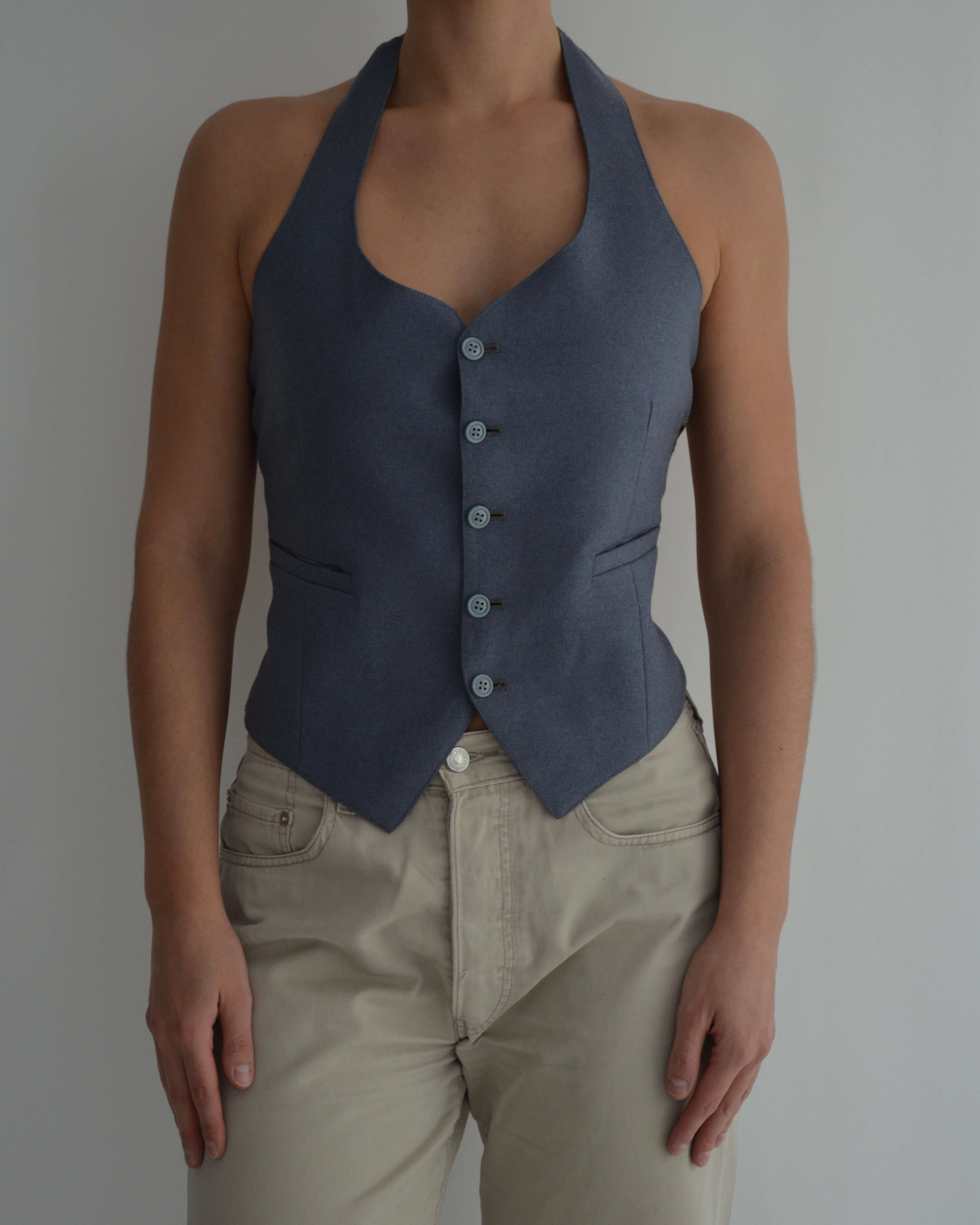 Gilet - Bleu ciel (XS/L)
