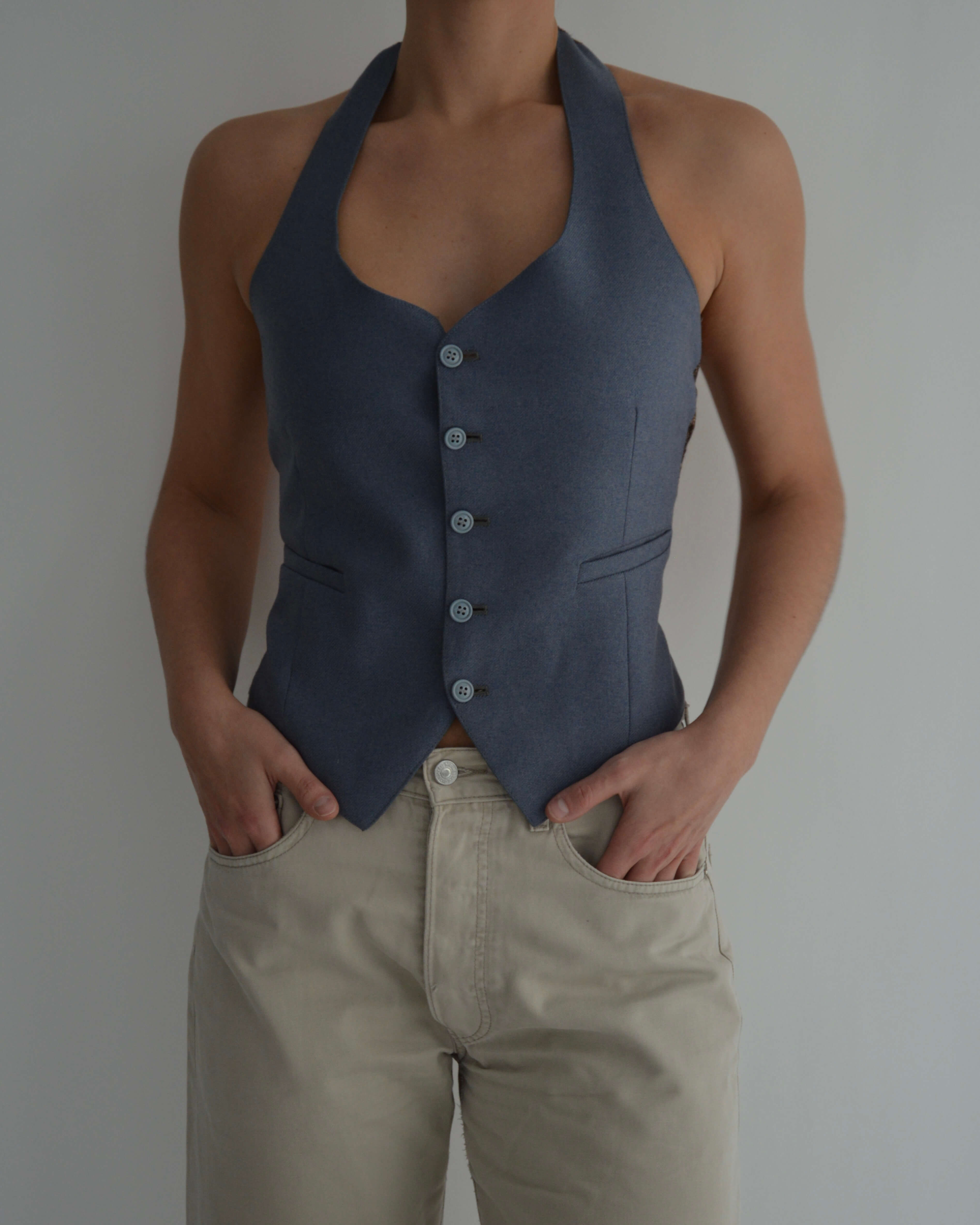 Gilet - Bleu ciel (XS/L)