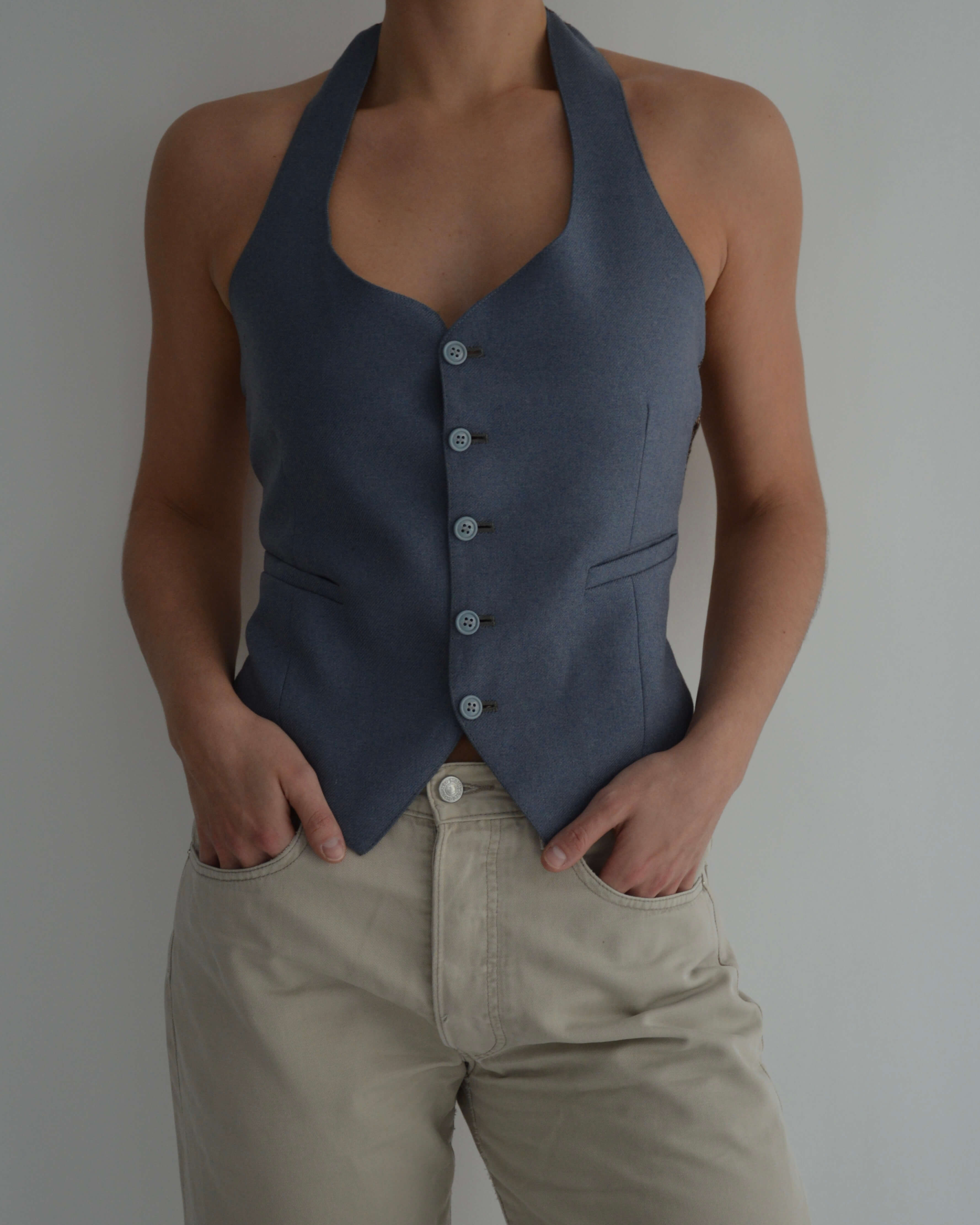 Gilet - Bleu ciel (XS/L)