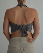 Halter Vest - Navy Golden Lining (XS/M)
