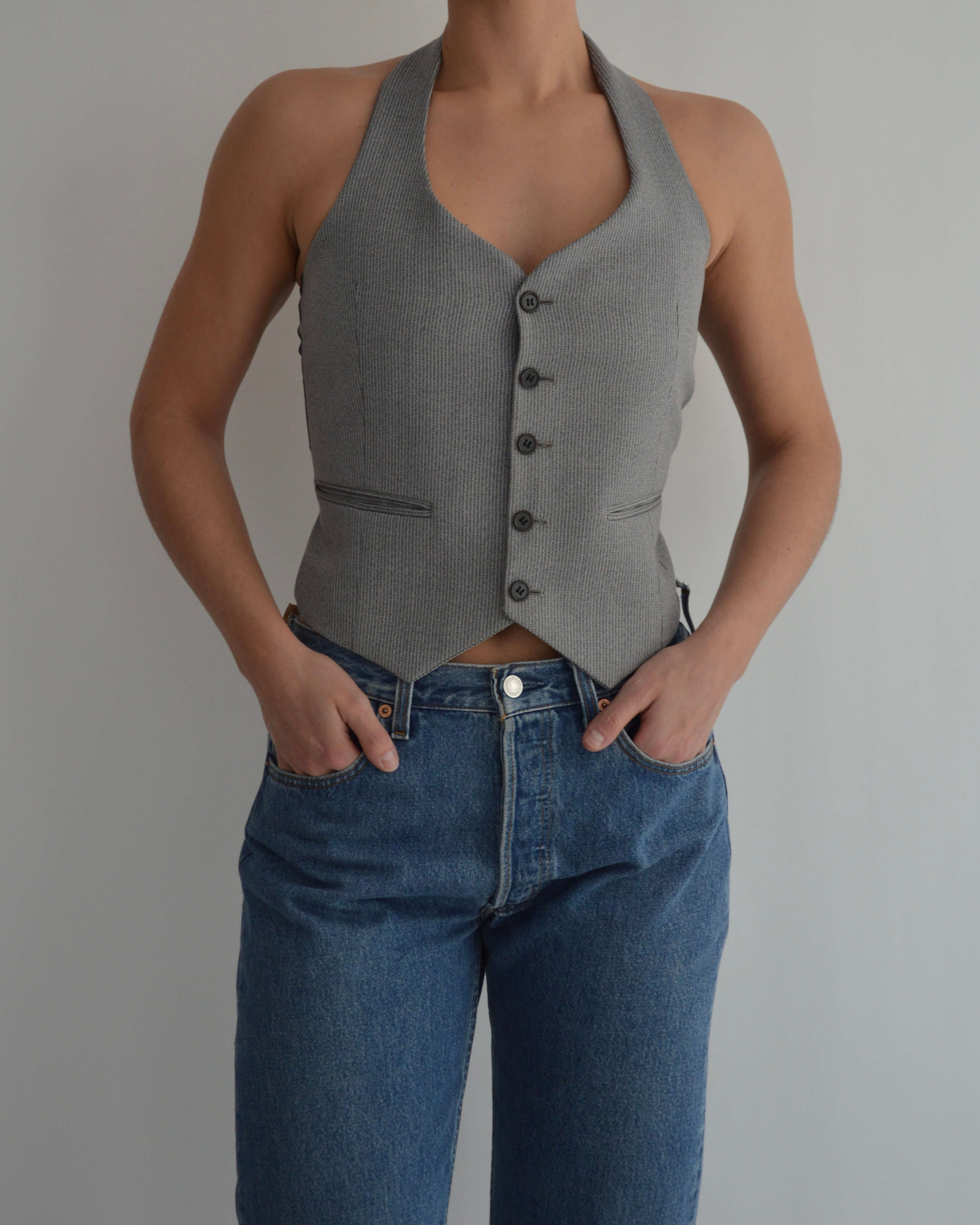 Waistcoat - Denim Lookalike (XS/L)