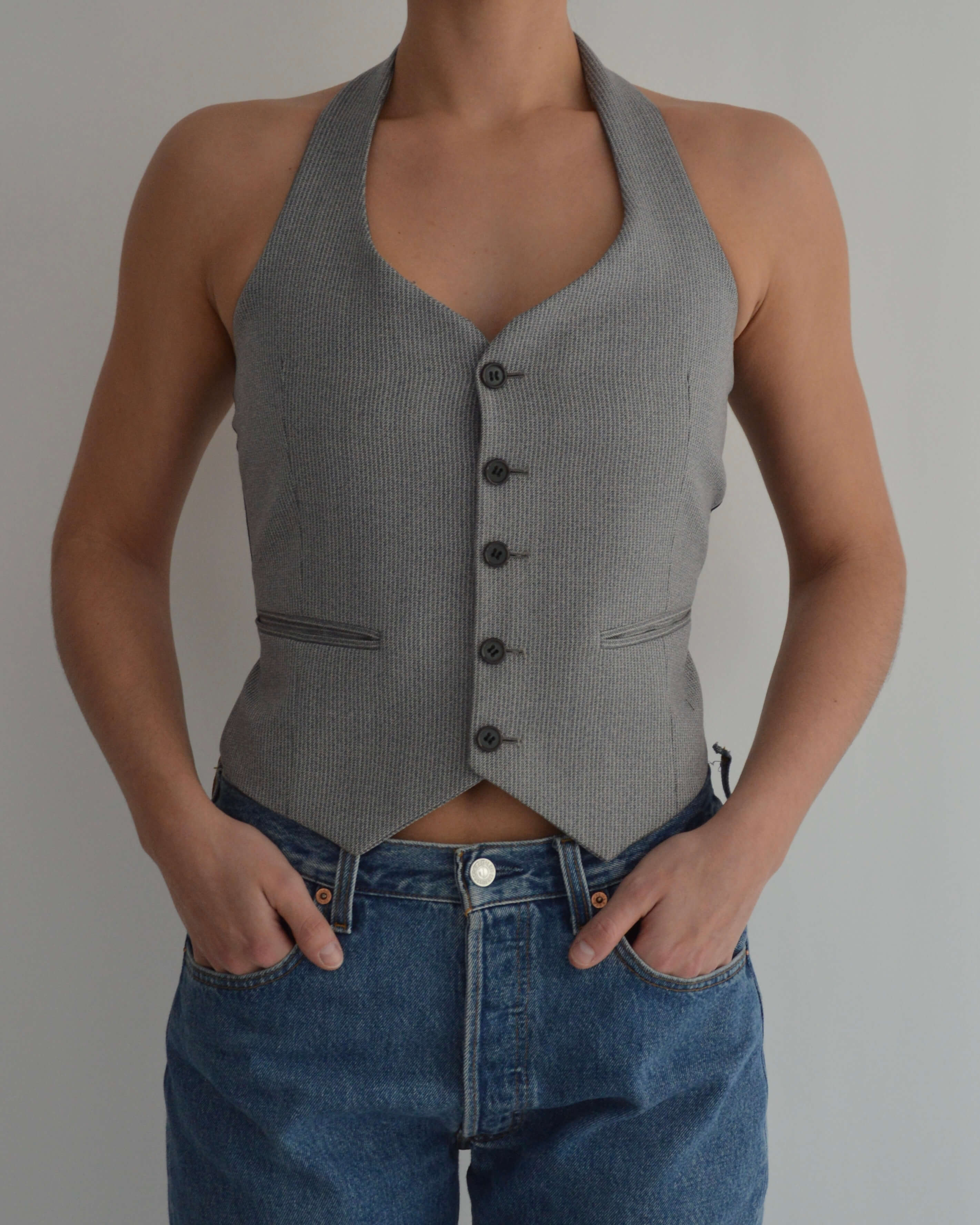 Waistcoat - Denim Lookalike (XS/L)