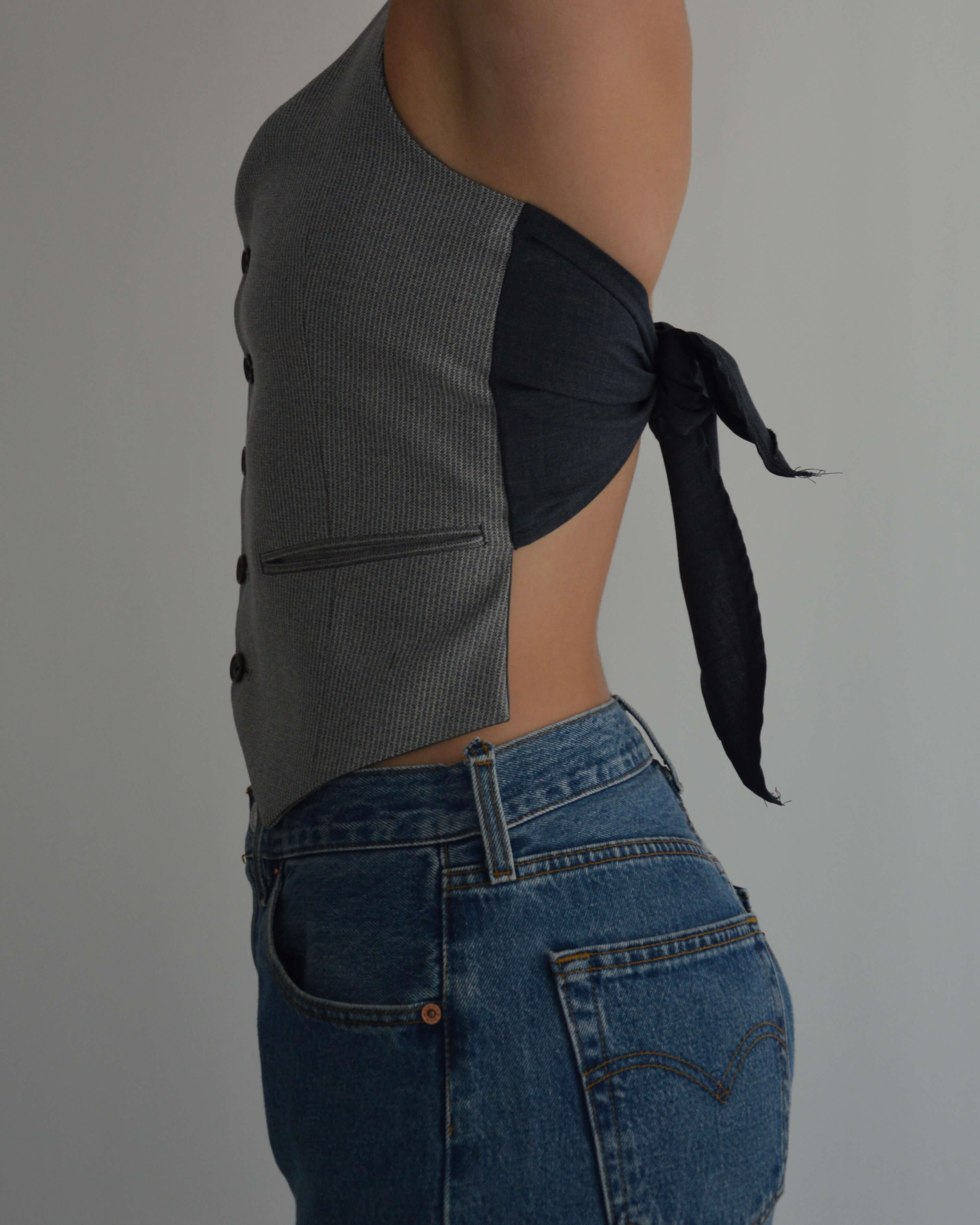 Waistcoat - Denim Lookalike (XS/L)