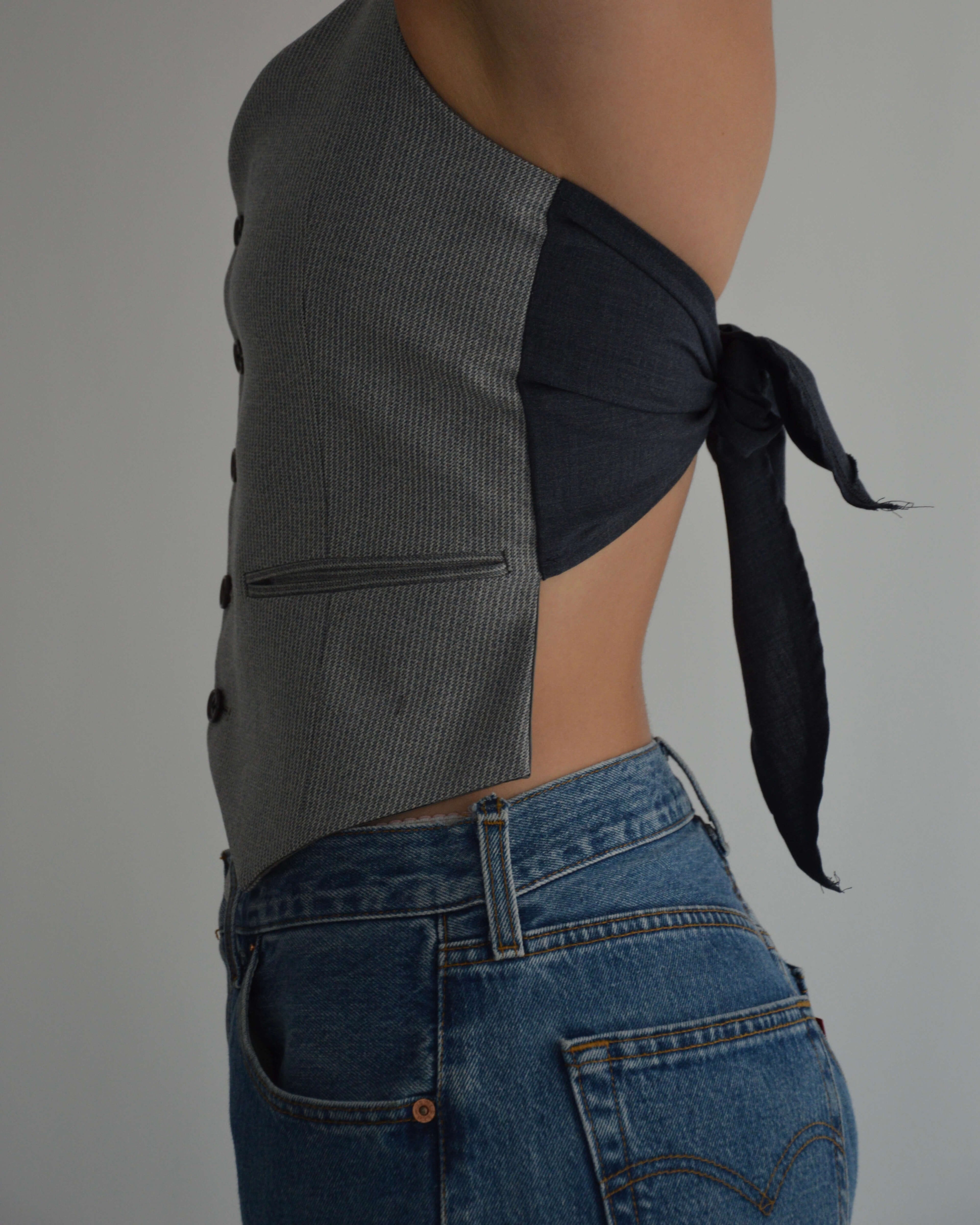 Waistcoat - Denim Lookalike (XS/L)