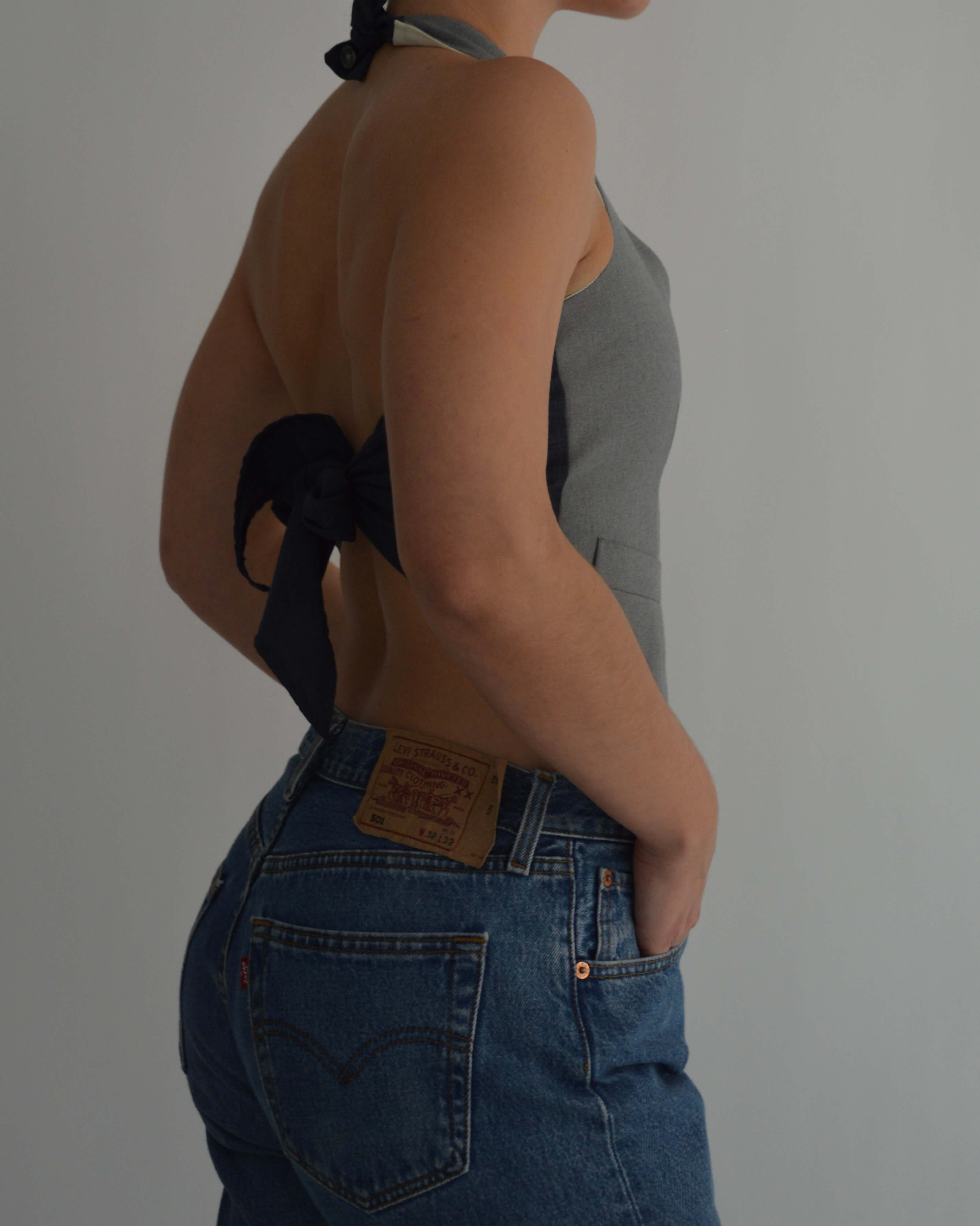 Waistcoat - Light Denim Contrast (XS/L)