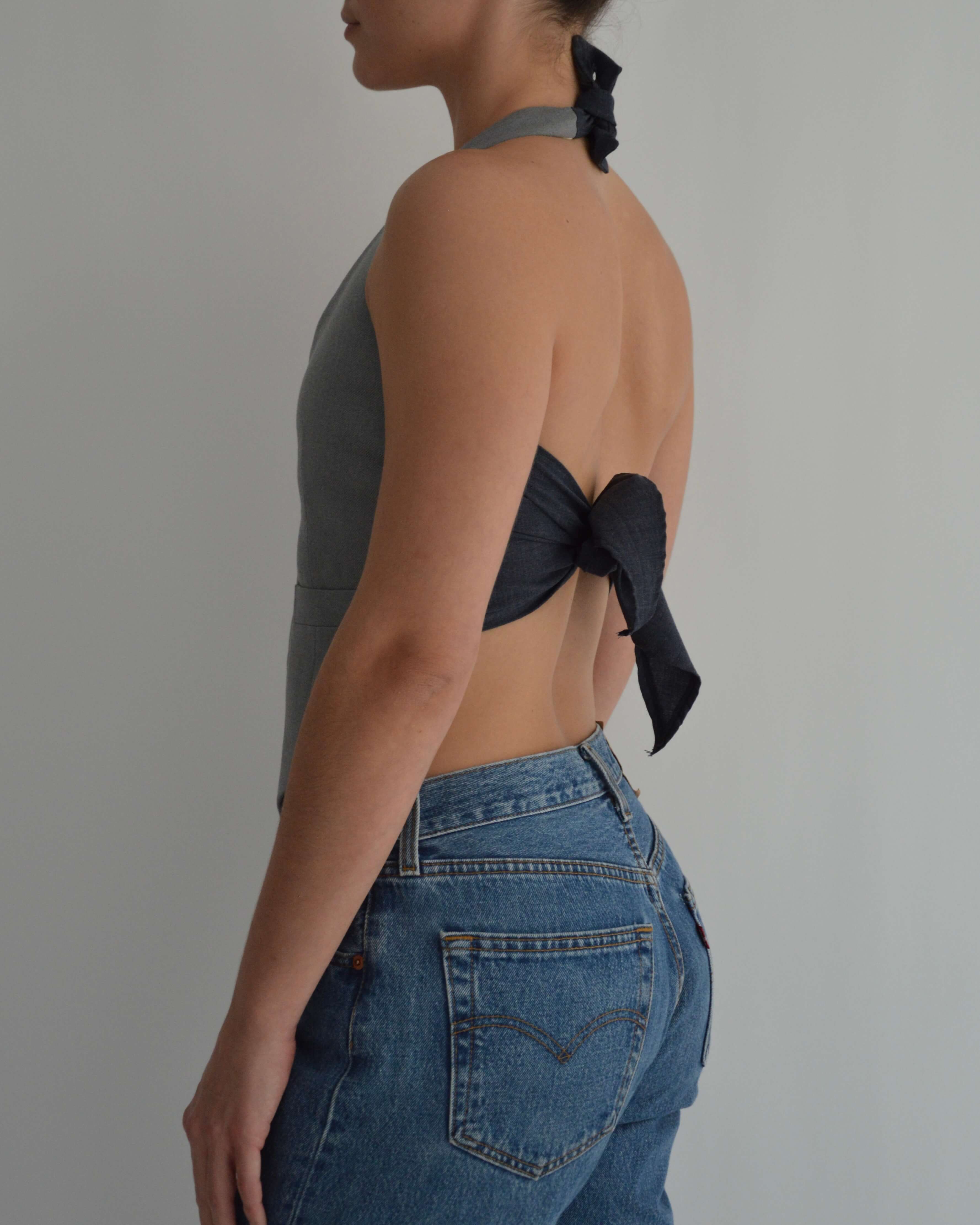 Waistcoat - Light Denim Contrast (XS/L)