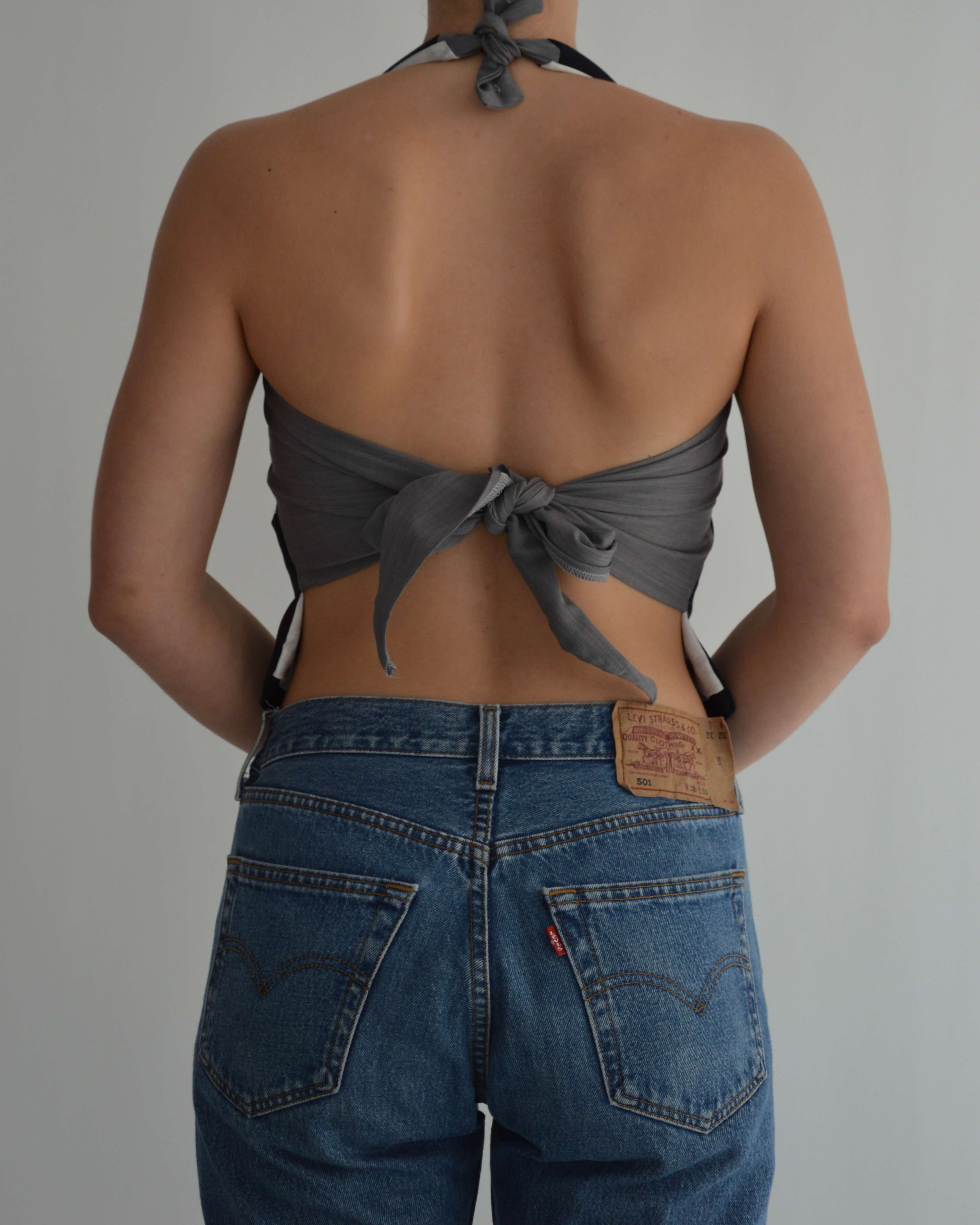 Halter Vest - Soft Navy (XS/L)
