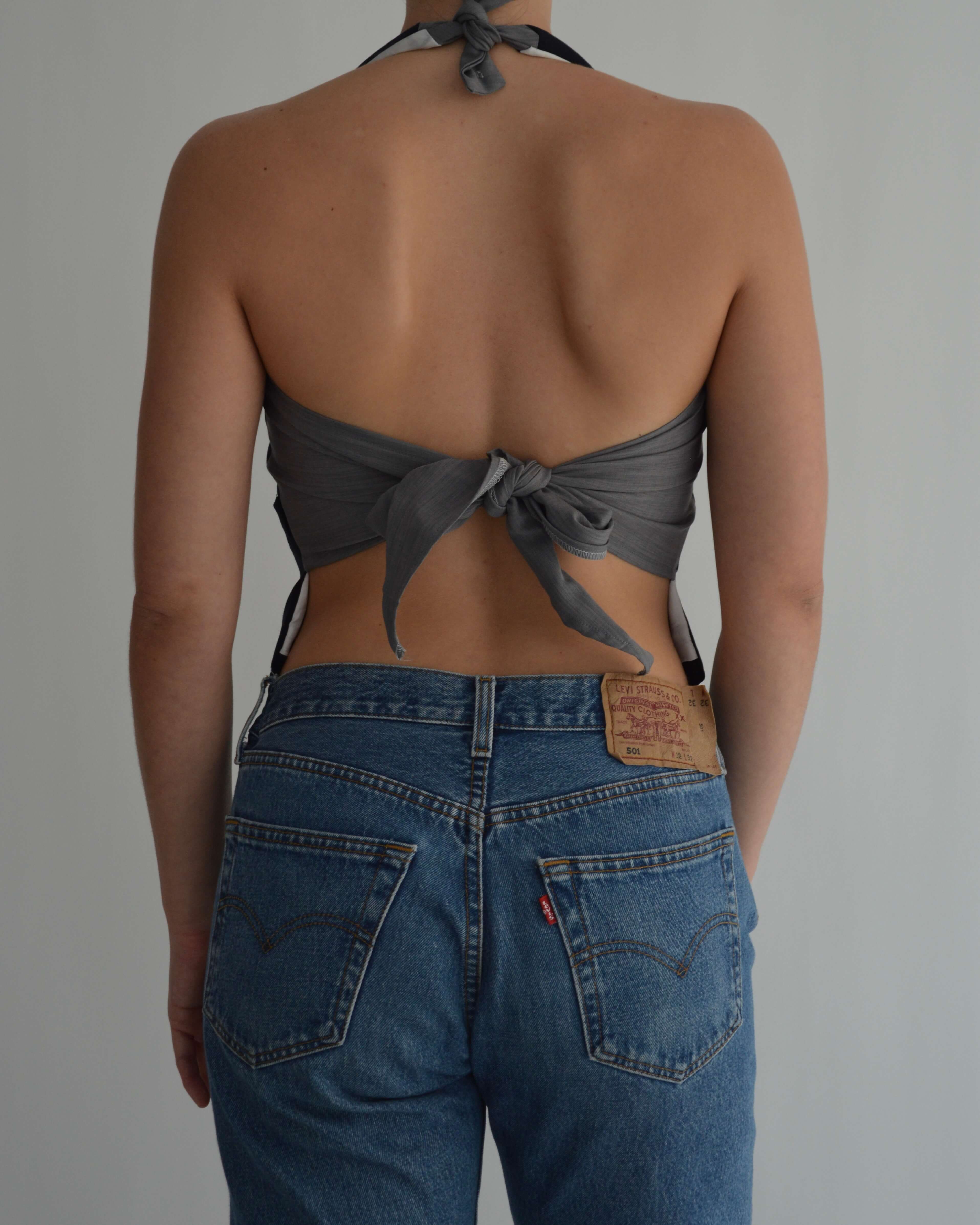 Halter Vest - Soft Navy (XS/L)