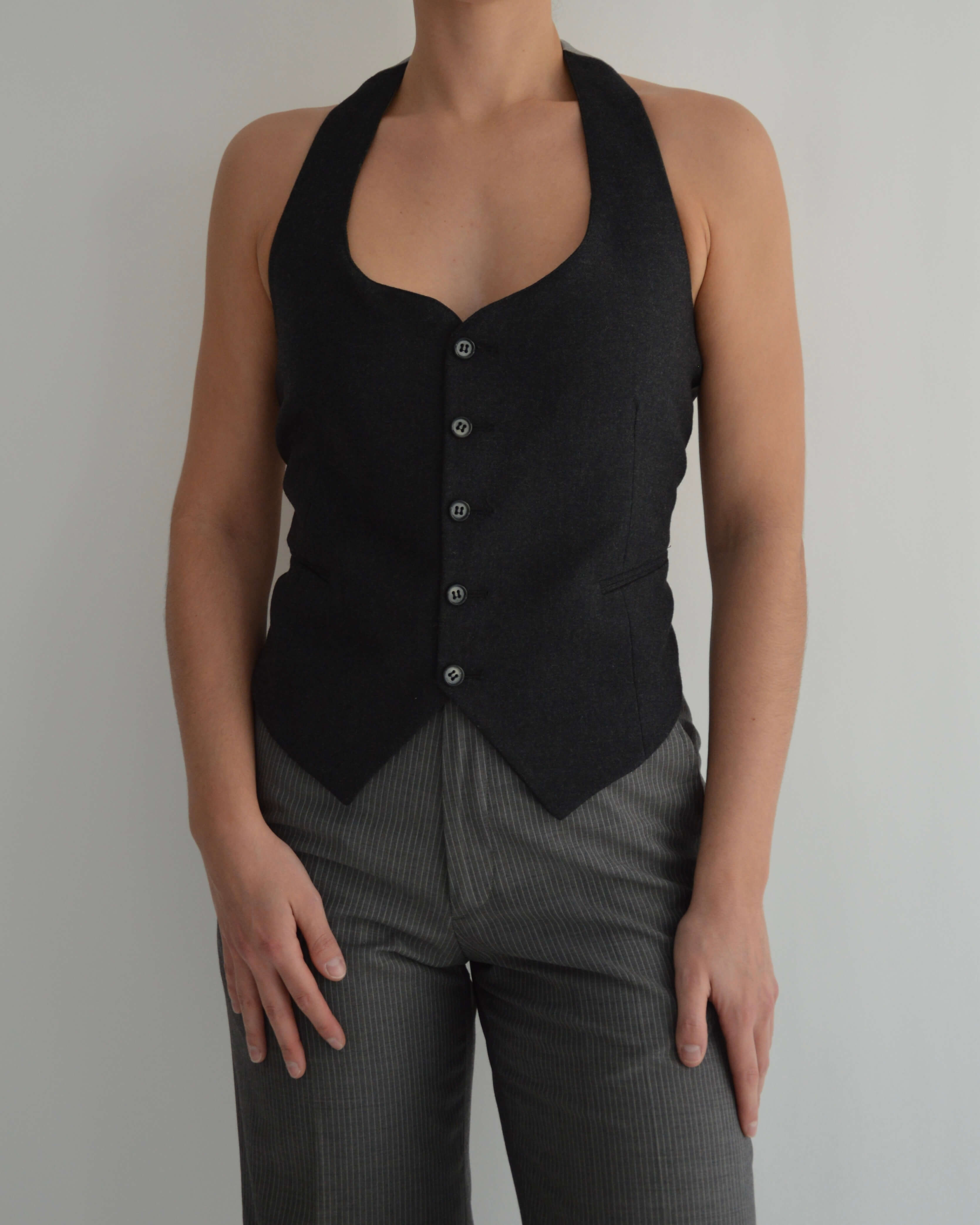 Waistcoat - Gray Two Tones (S/XL)