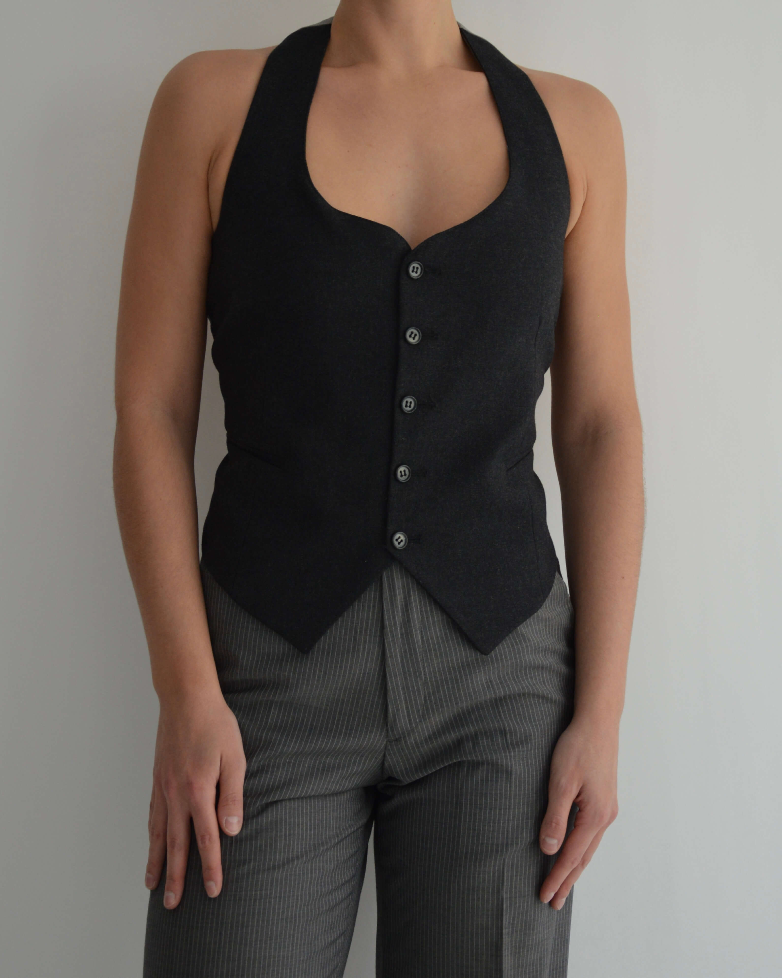 Waistcoat - Gray Two Tones (S/XL)