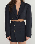 Blaset - Navy Oxford Buttons (M/L)