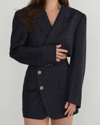 Blaset - Navy Oxford Buttons (M/L)