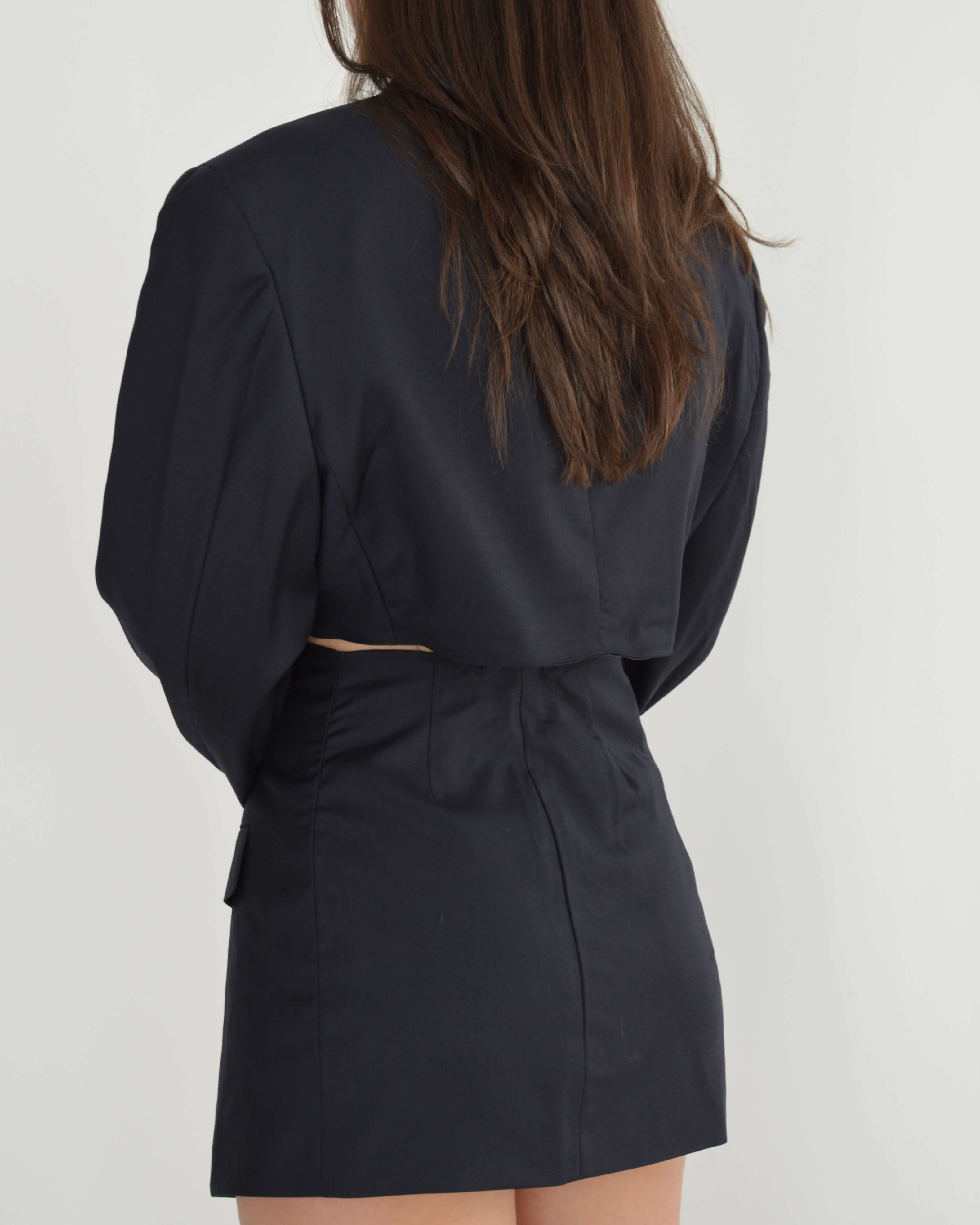 Blaset - Boutons Oxford bleu marine (M/L)