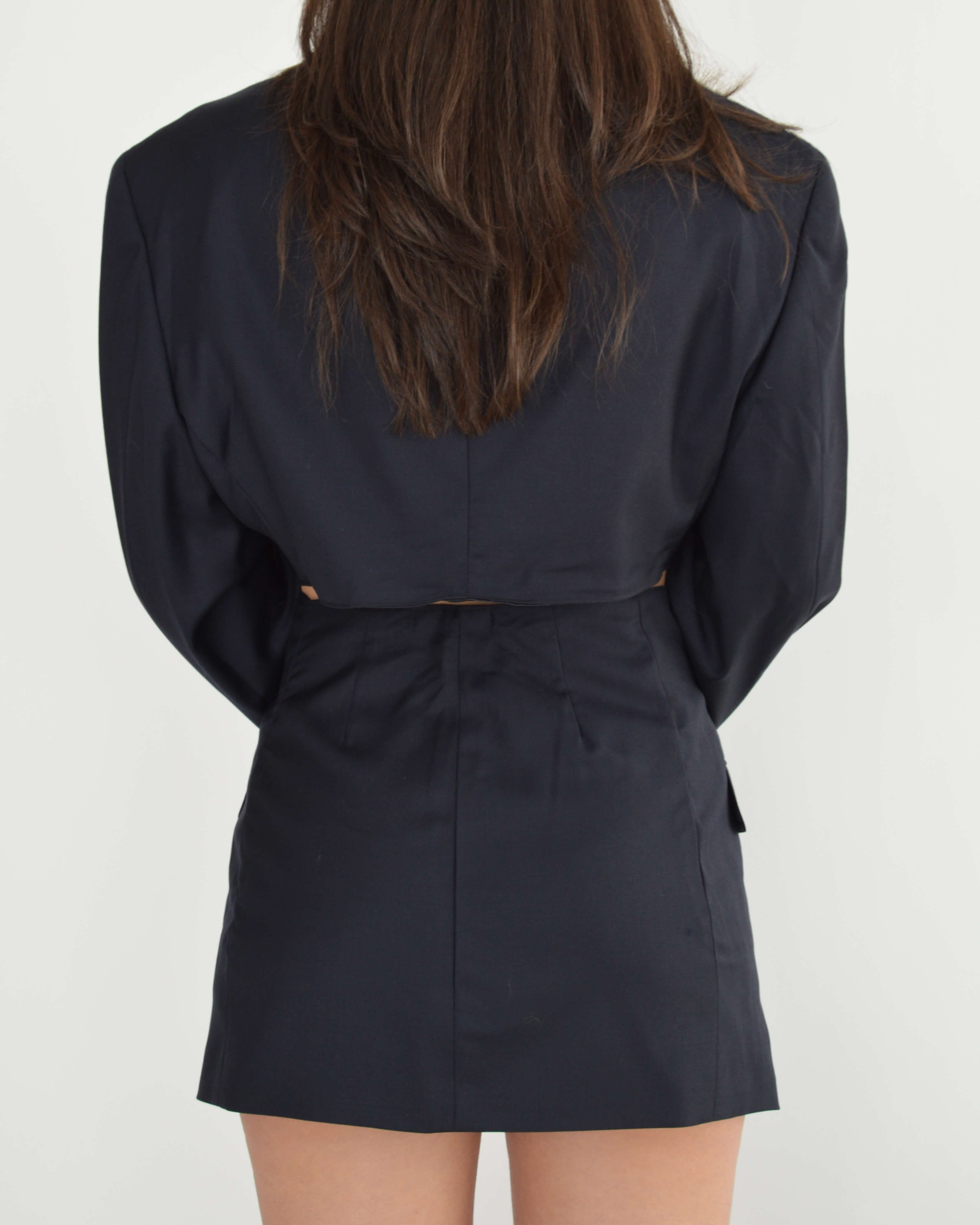 Blaset - Boutons Oxford bleu marine (M/L)