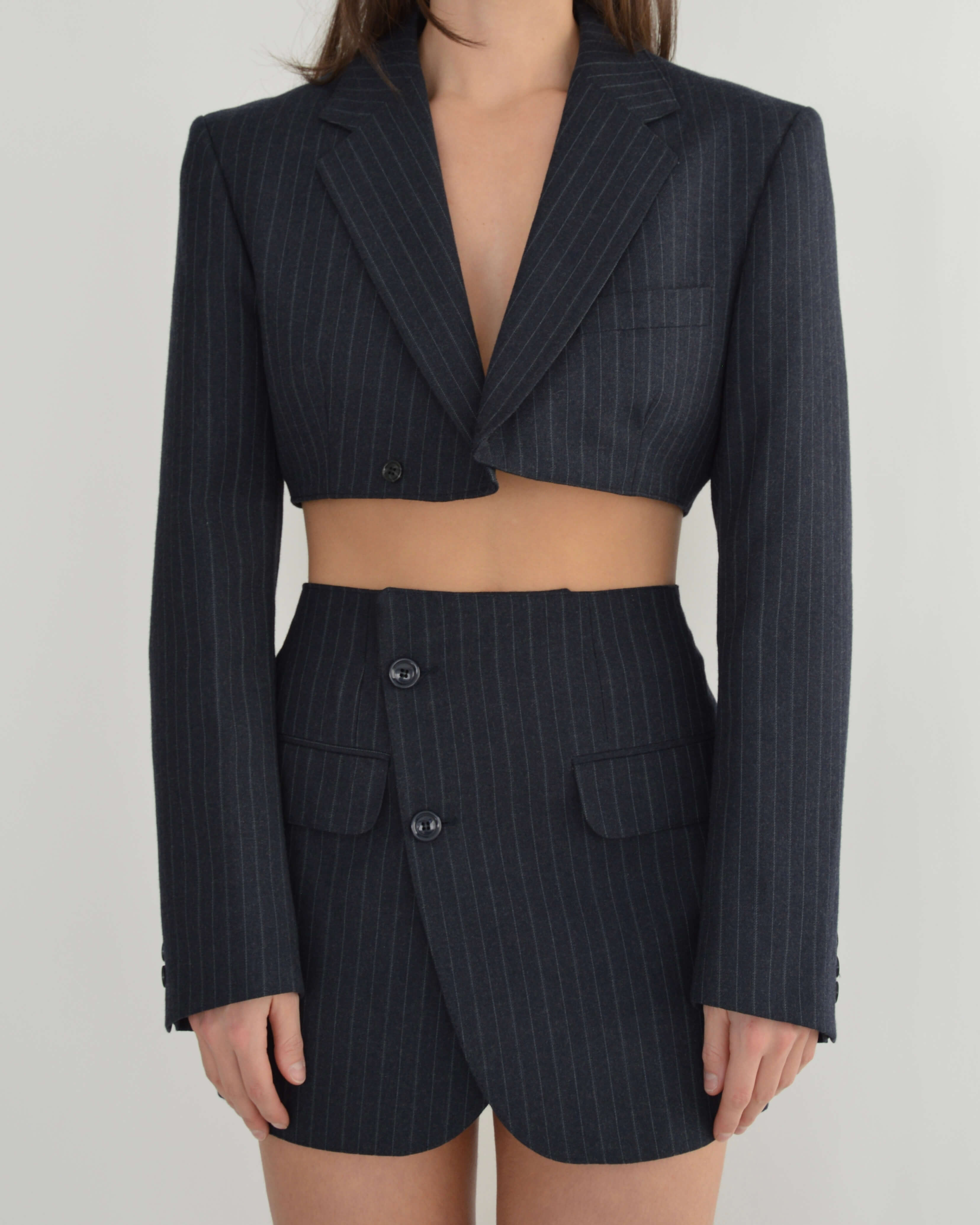 Blaset - Bleu marine à rayures épaisses (XS/S)