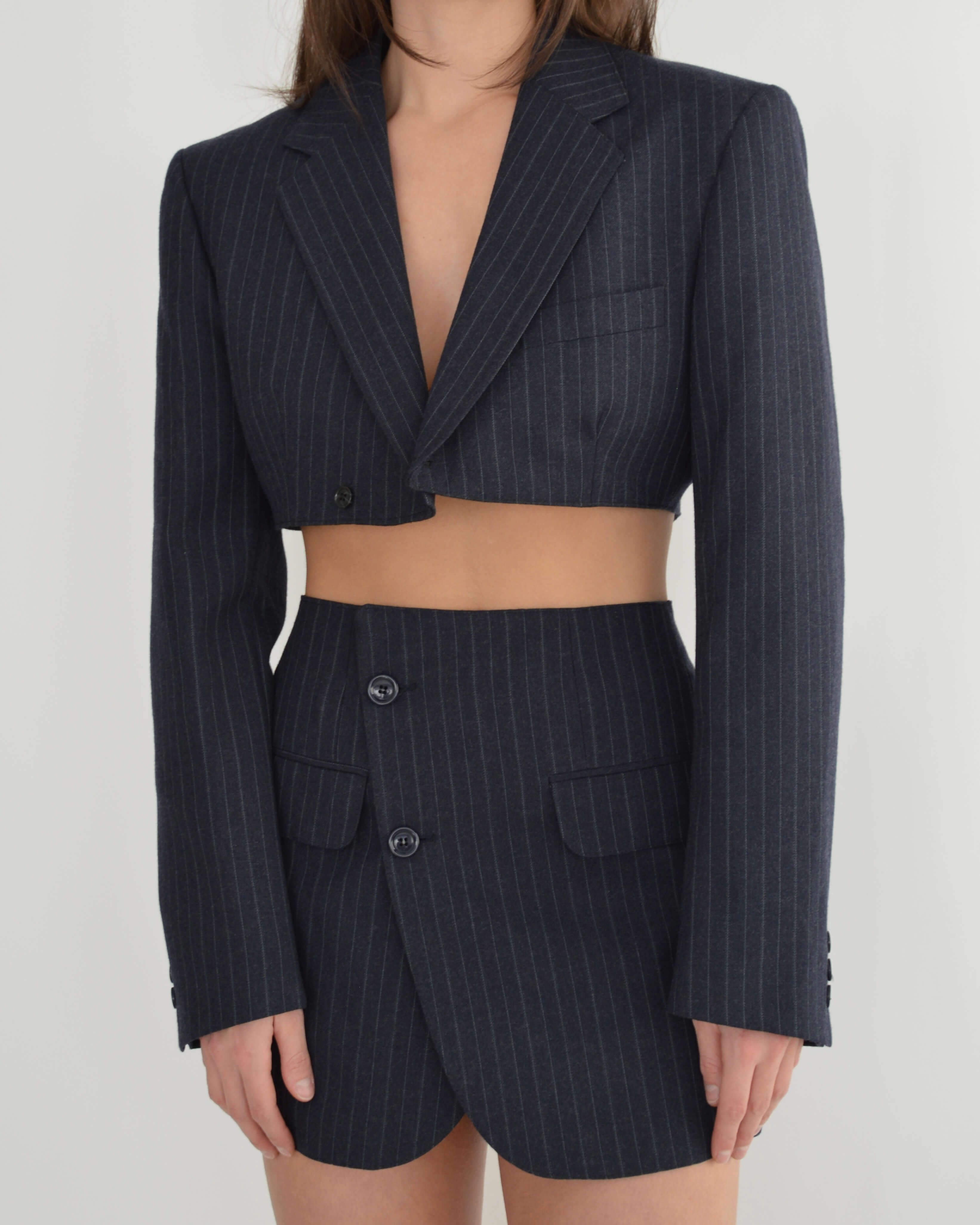 Blaset - Bleu marine à rayures épaisses (XS/S)