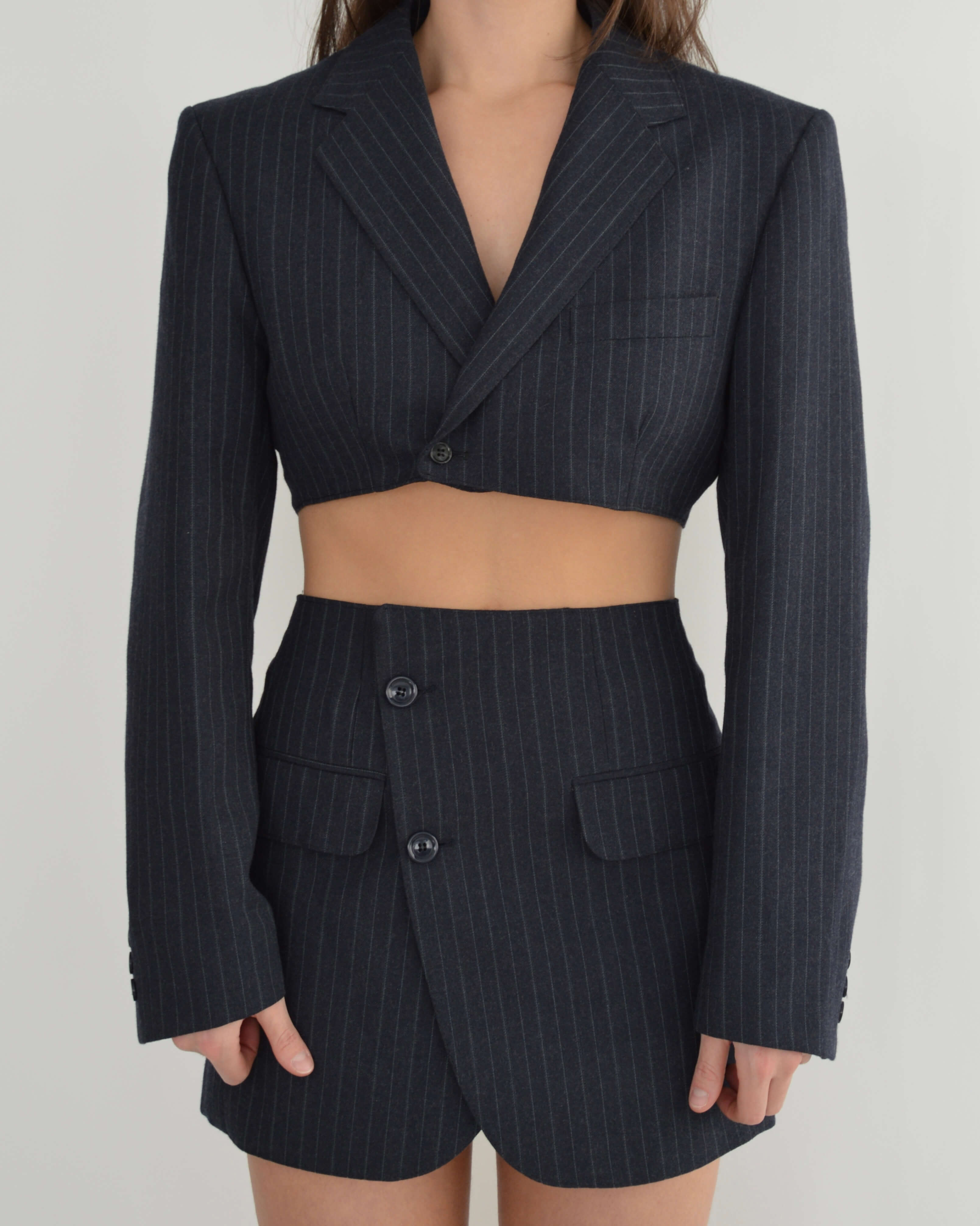 Blaset - Bleu marine à rayures épaisses (XS/S)