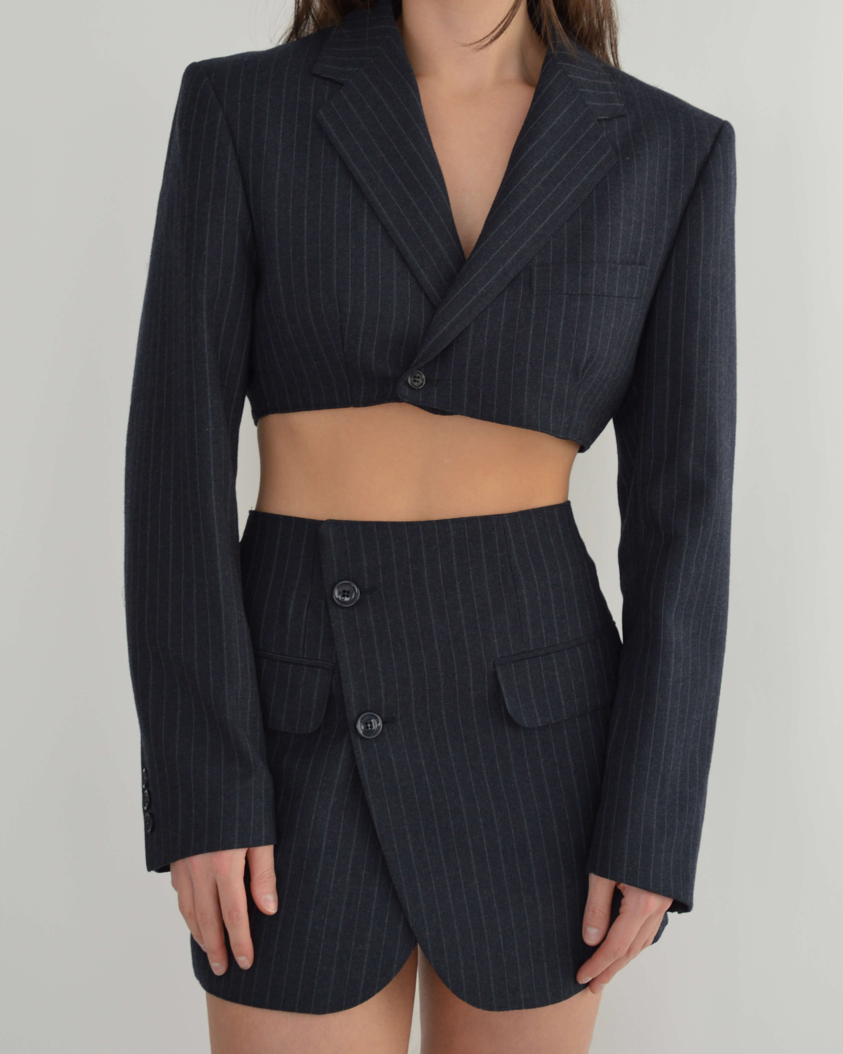 Blaset - Bleu marine à rayures épaisses (XS/S)