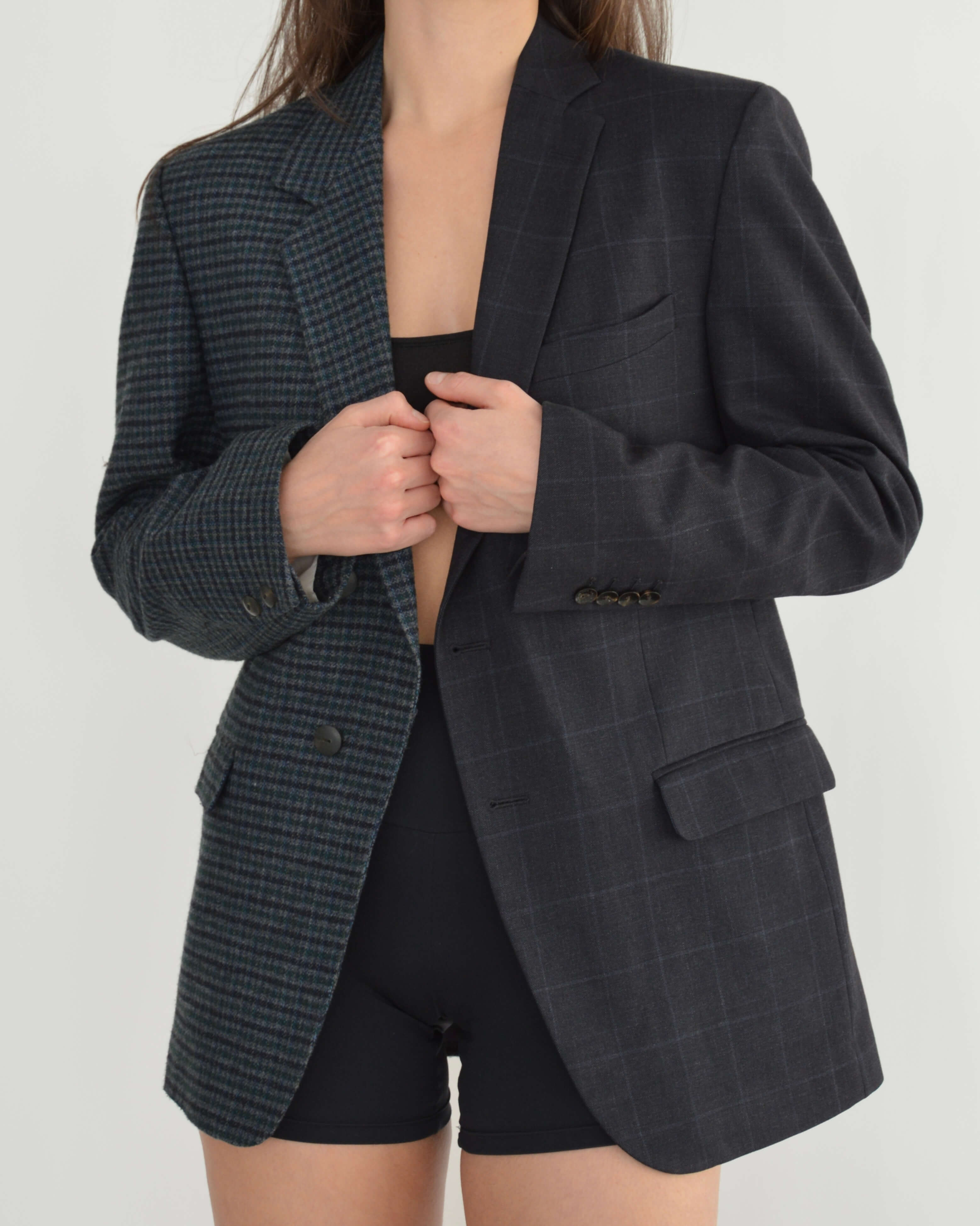 Blazer DUO - Deux Bleus Carrés (XS/M)