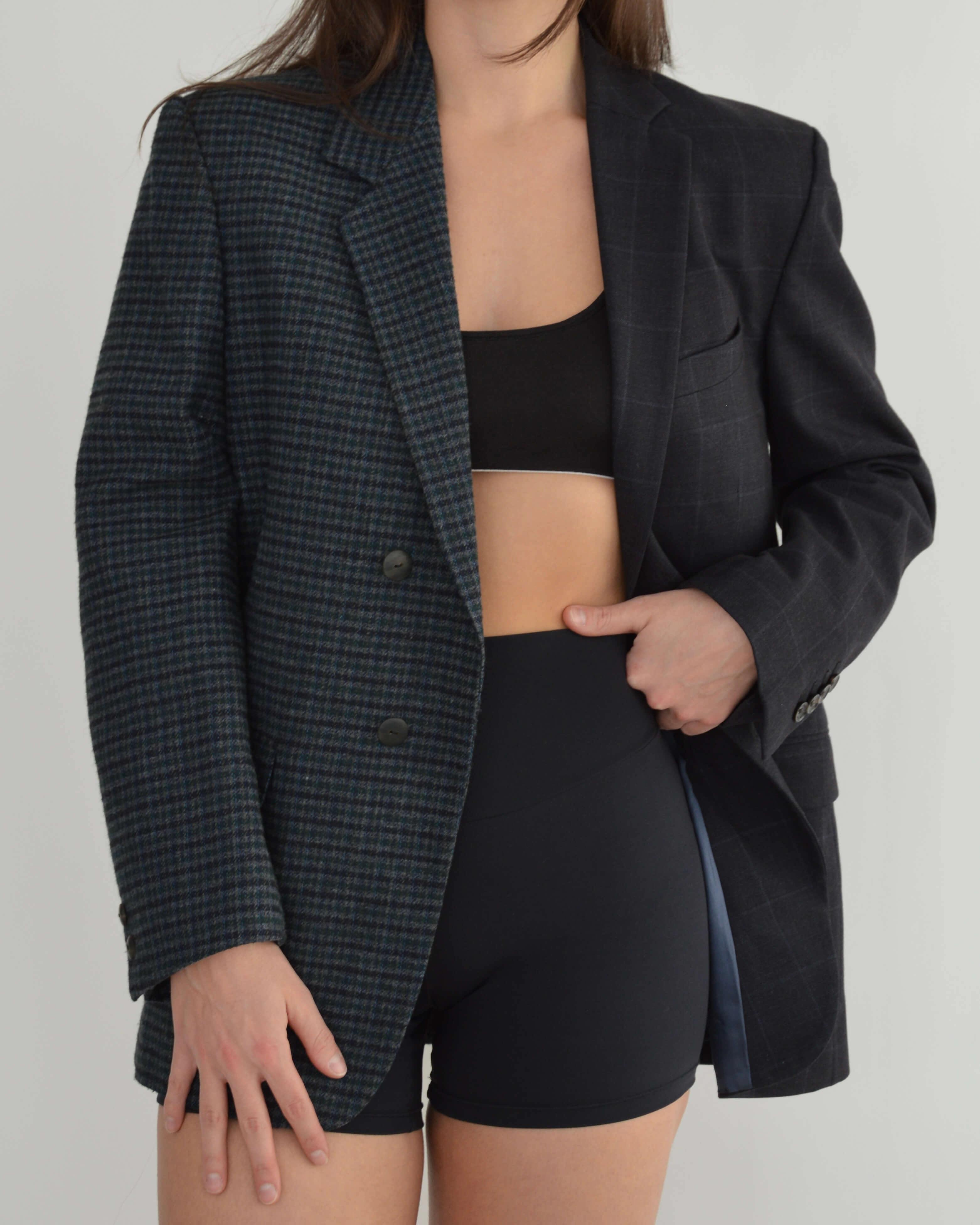 Blazer DUO - Deux Bleus Carrés (XS/M)