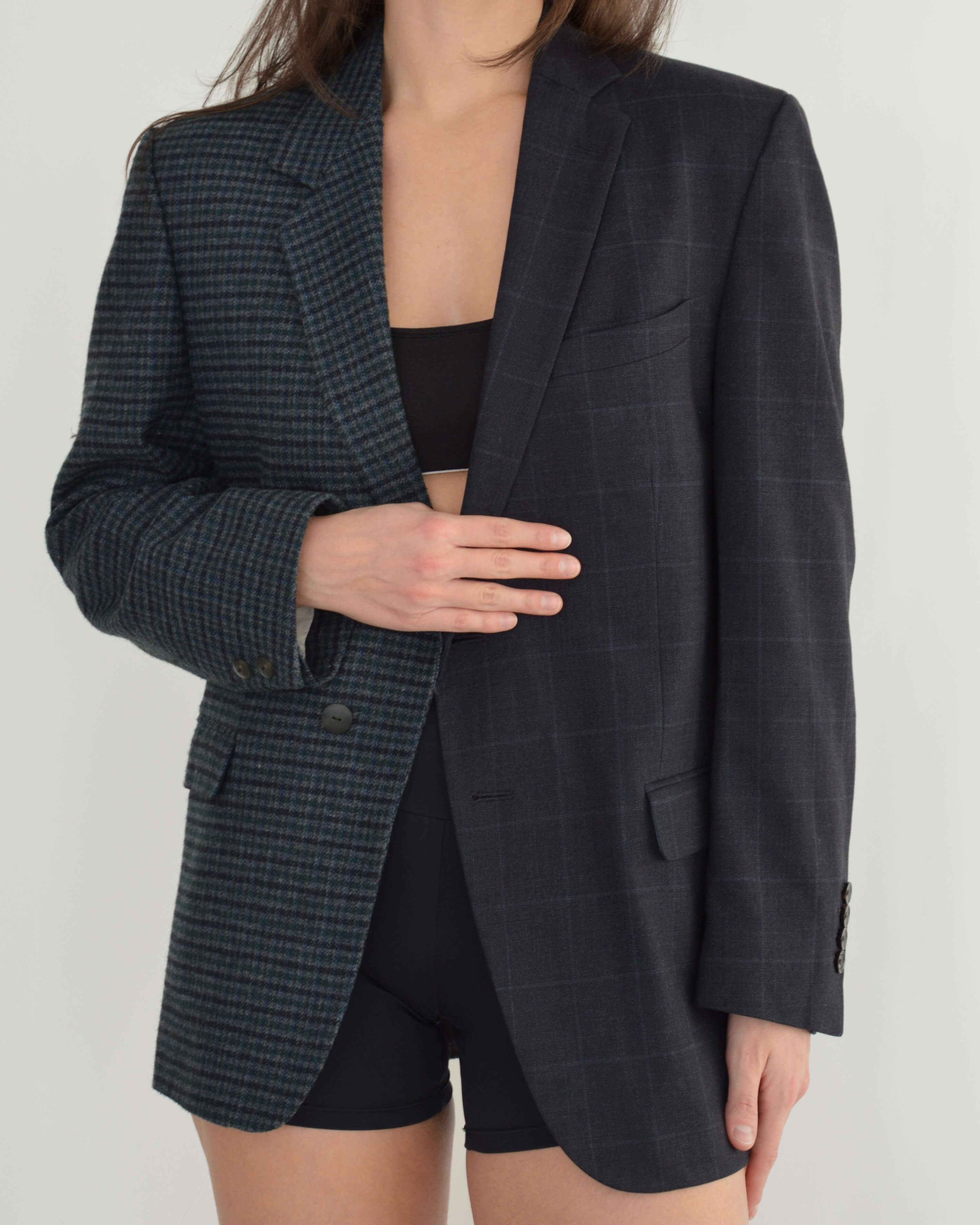 Blazer DUO - Deux Bleus Carrés (XS/M)