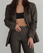 Traje vegano - Marrón brillante (talla S/M)