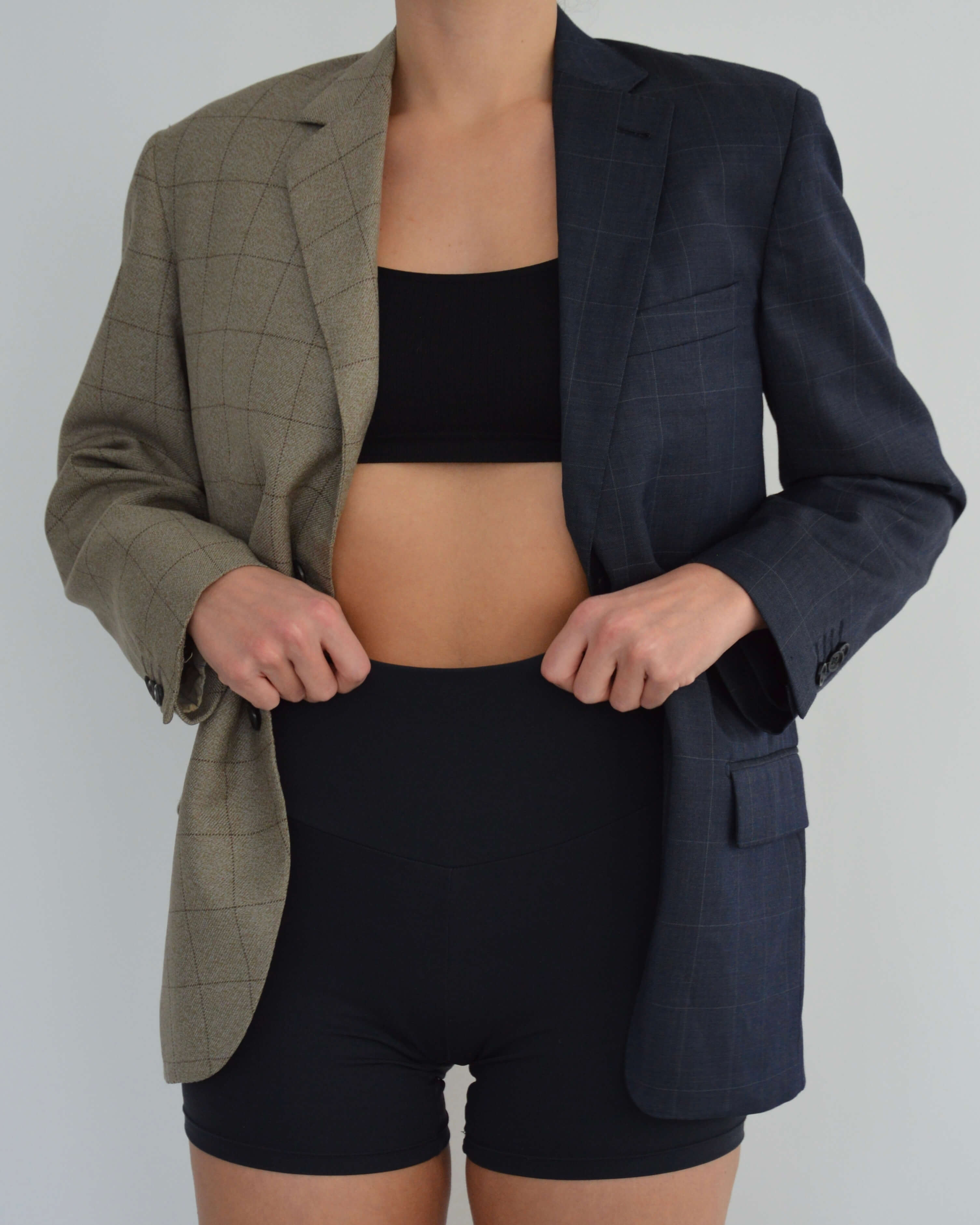 DUO Blazer - Navy Beige Contrast (XS/M)