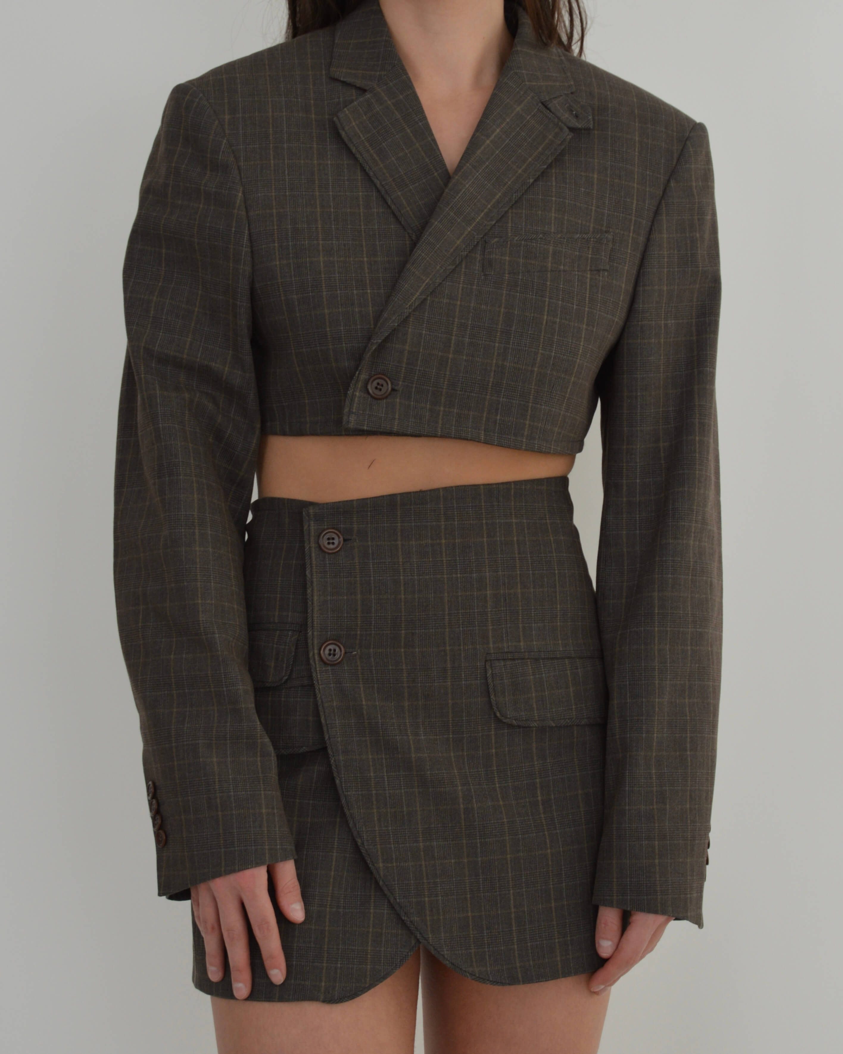 Blaset - Plaid marron parfait (XS/S)