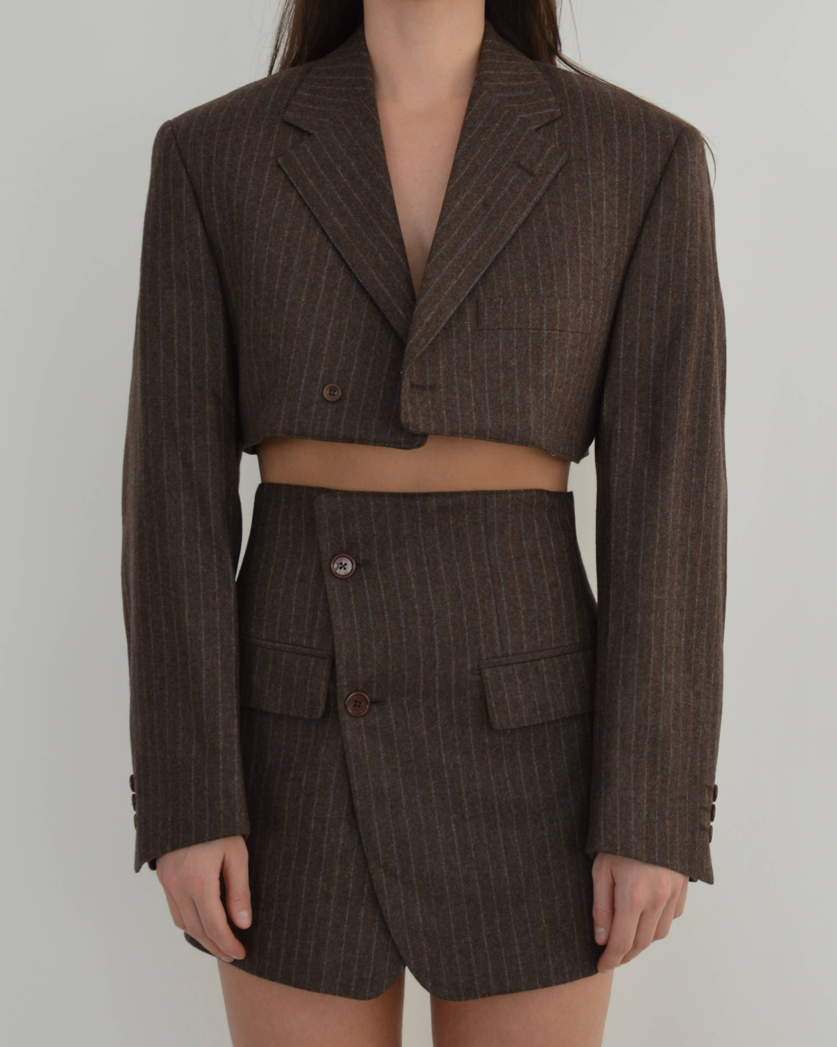 Blaset - Lignes bleues marron (S/M)