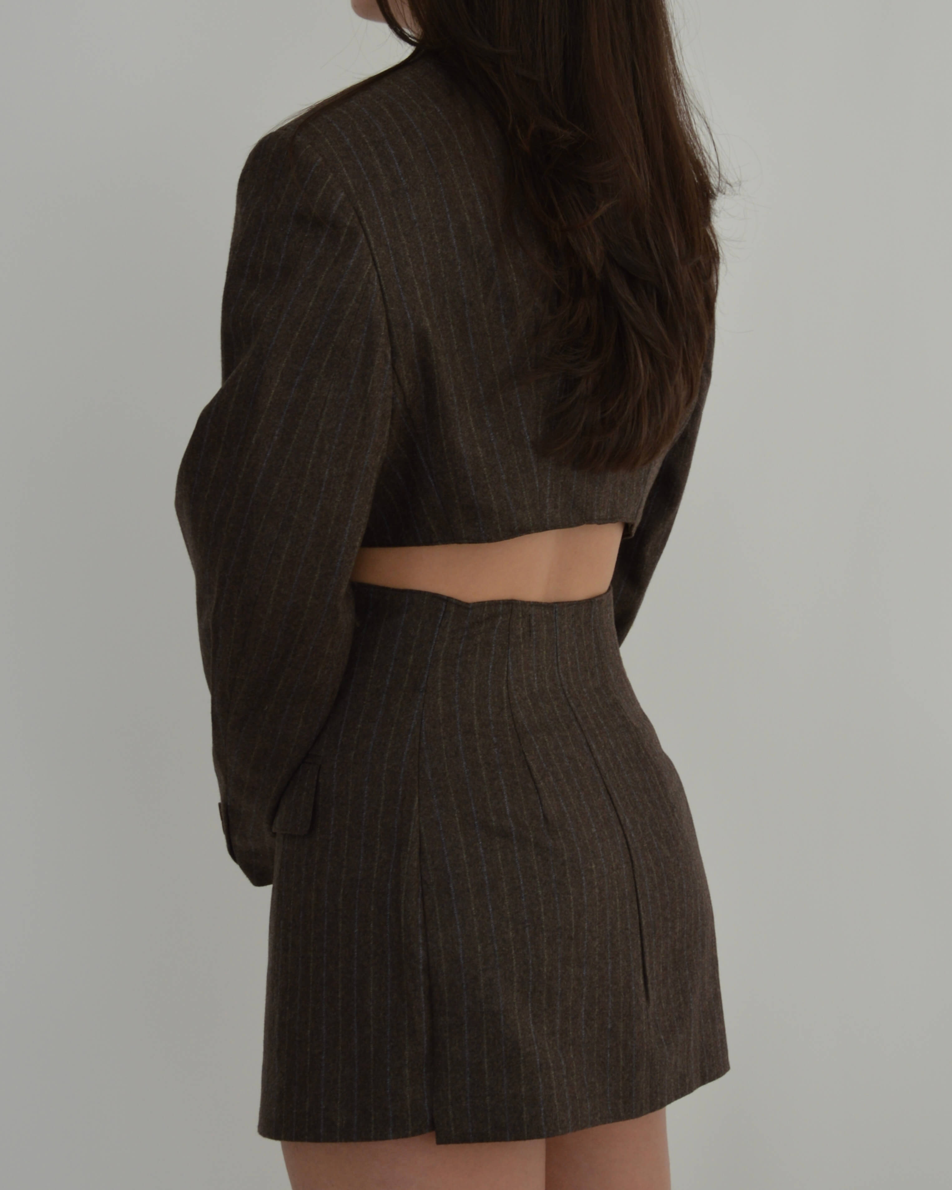 Blaset - Lignes bleues marron (S/M)