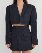 Vegan Blaset - Plaided Navy (S/M)