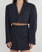 Vegan Blaset - Plaided Navy (S/M)