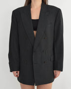Jacket - Double Breasted YSL Black (M/XL)