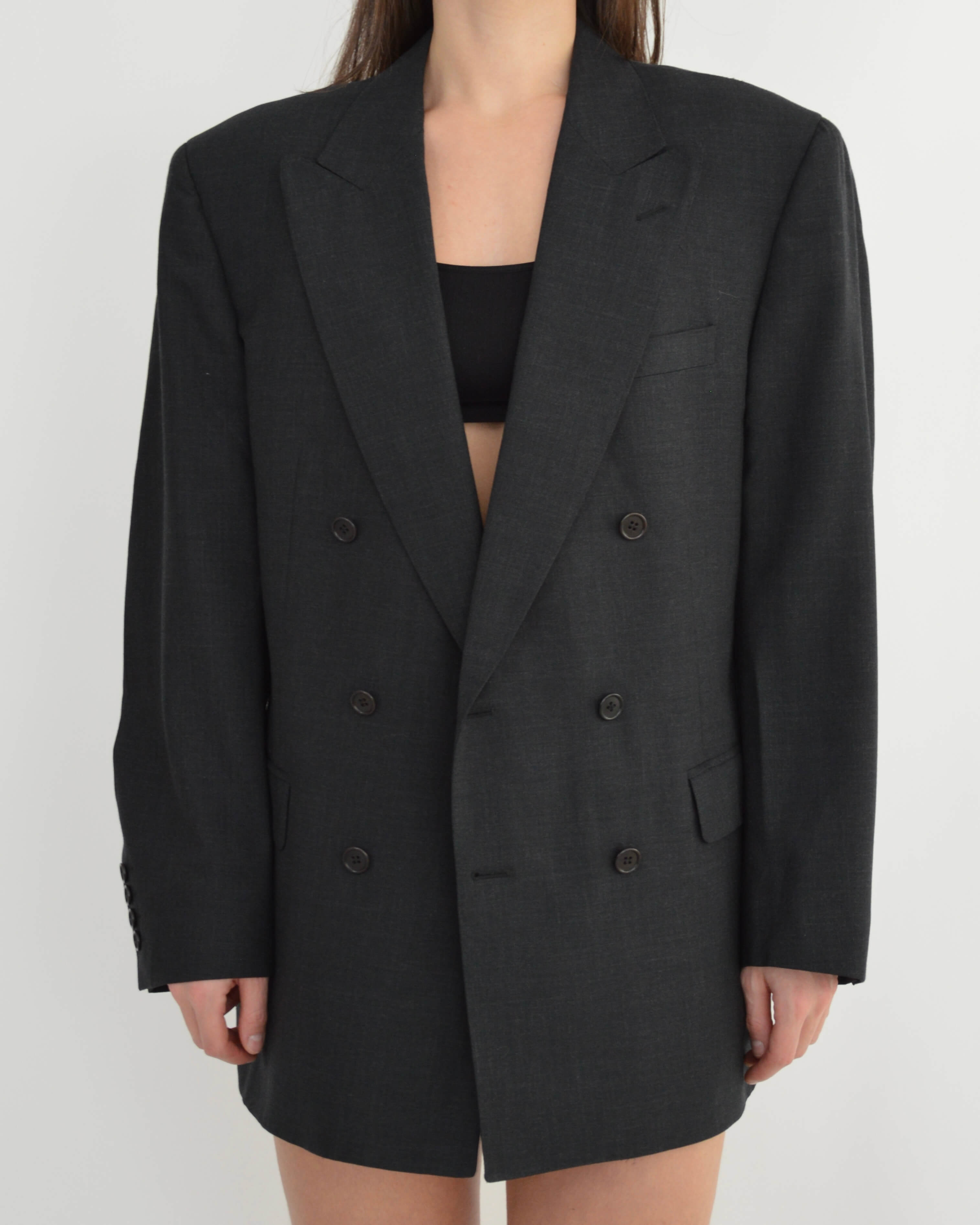 Jacket - Double Breasted YSL Black (M/XL)