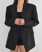 Jacket - Double Breasted YSL Black (M/XL)