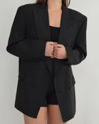 Jacket - Double Breasted YSL Black (M/XL)