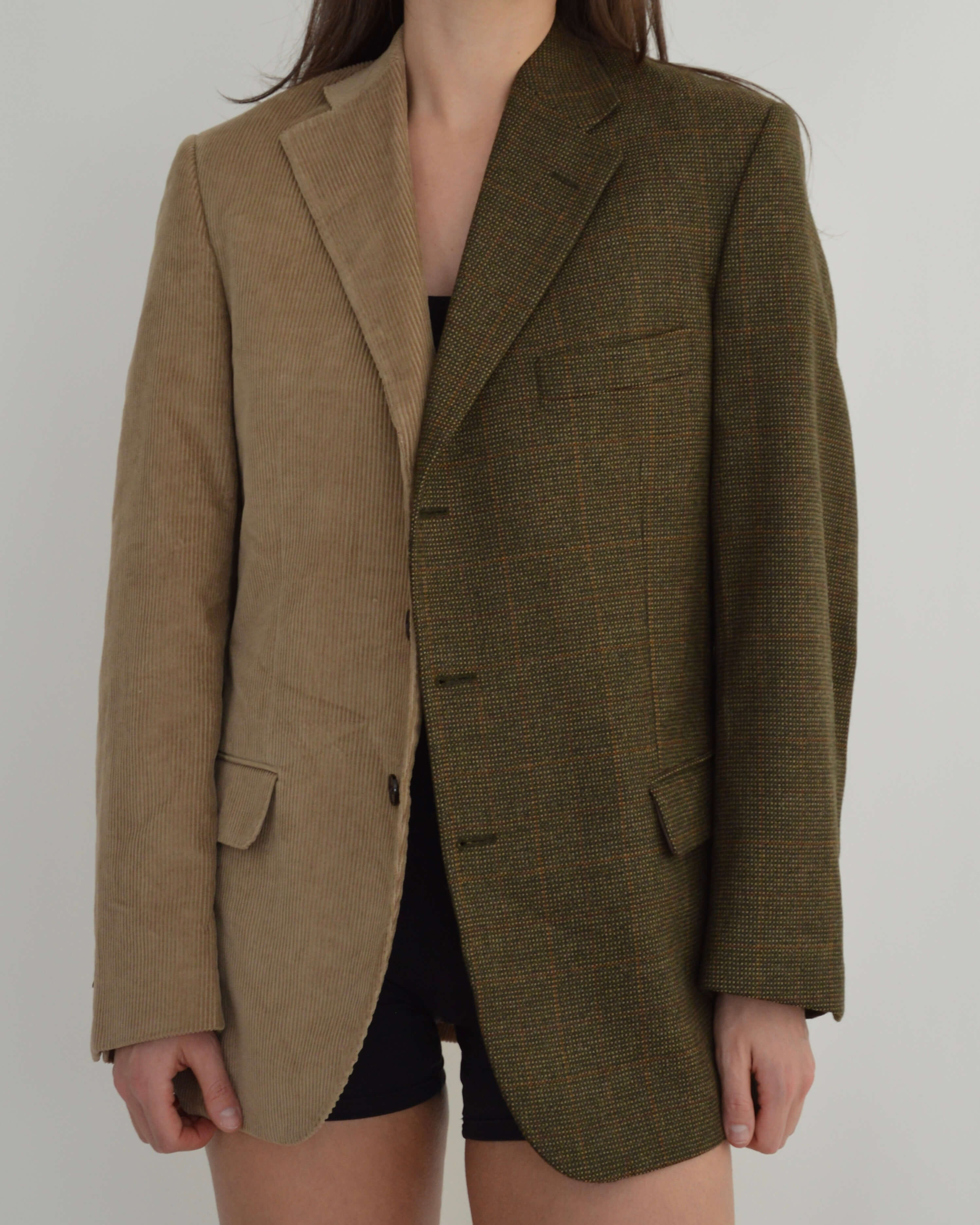 DUO Blazer - Green & Velveteen (S/L)