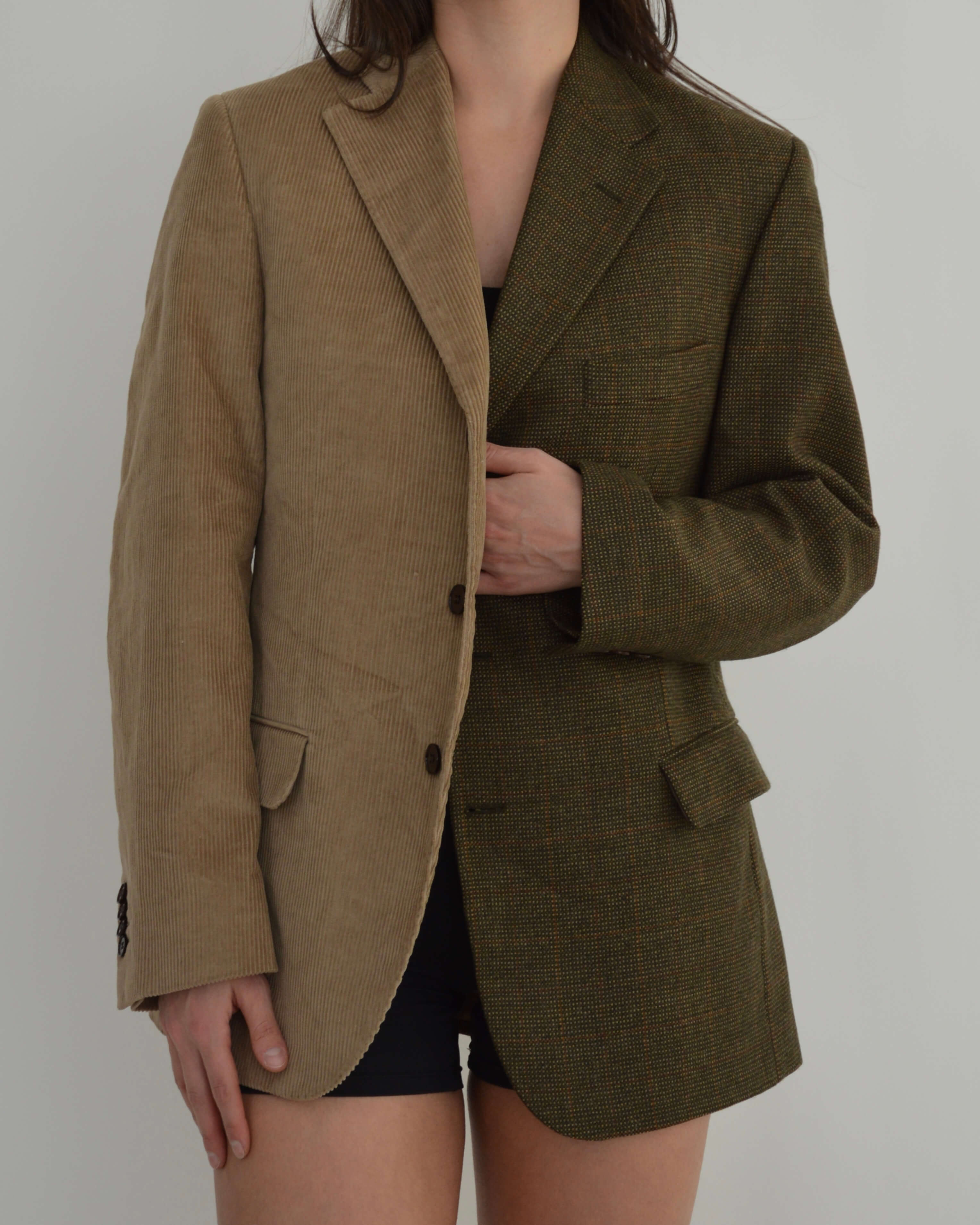 DUO Blazer - Green & Velveteen (S/L)