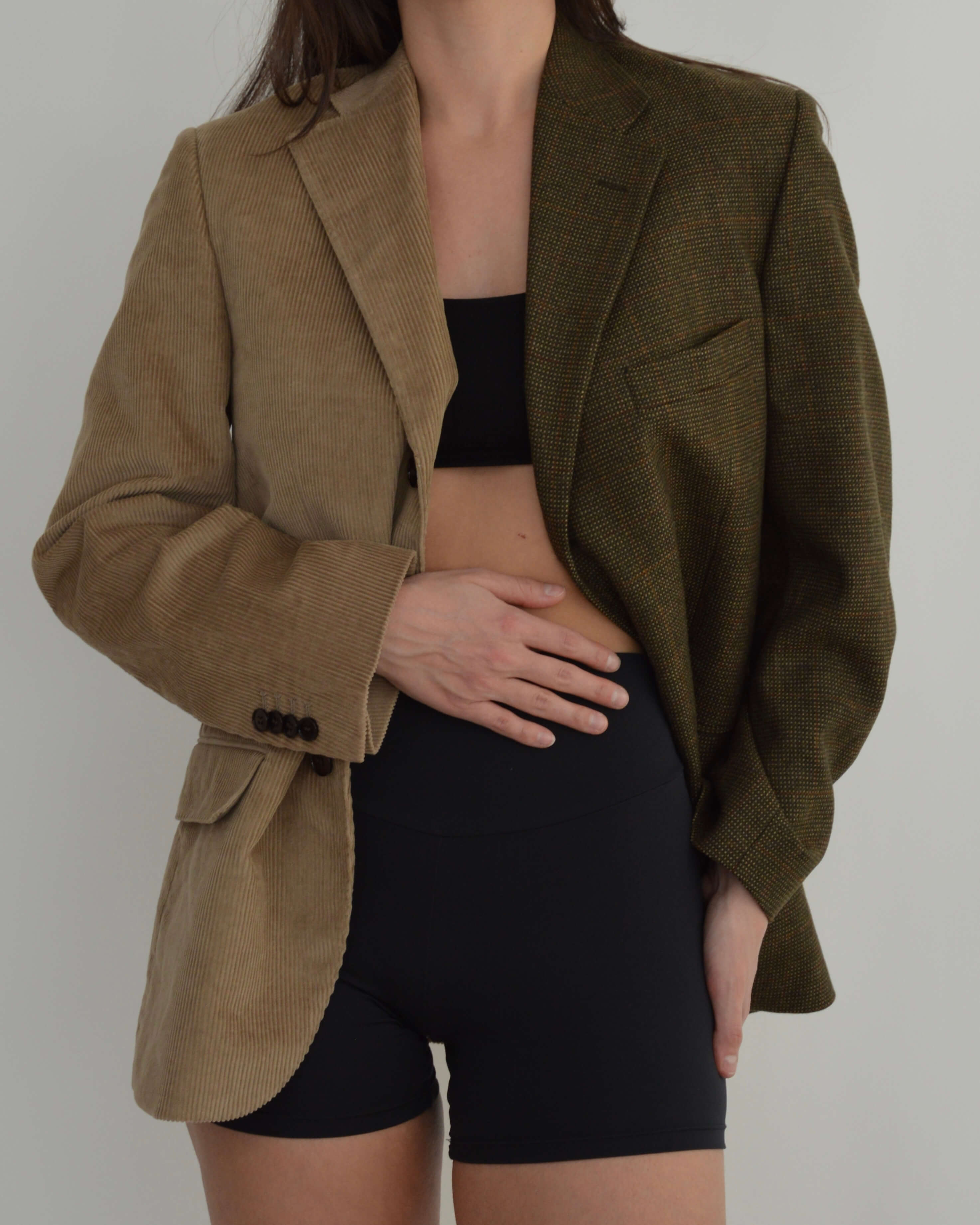 DUO Blazer - Green & Velveteen (S/L)
