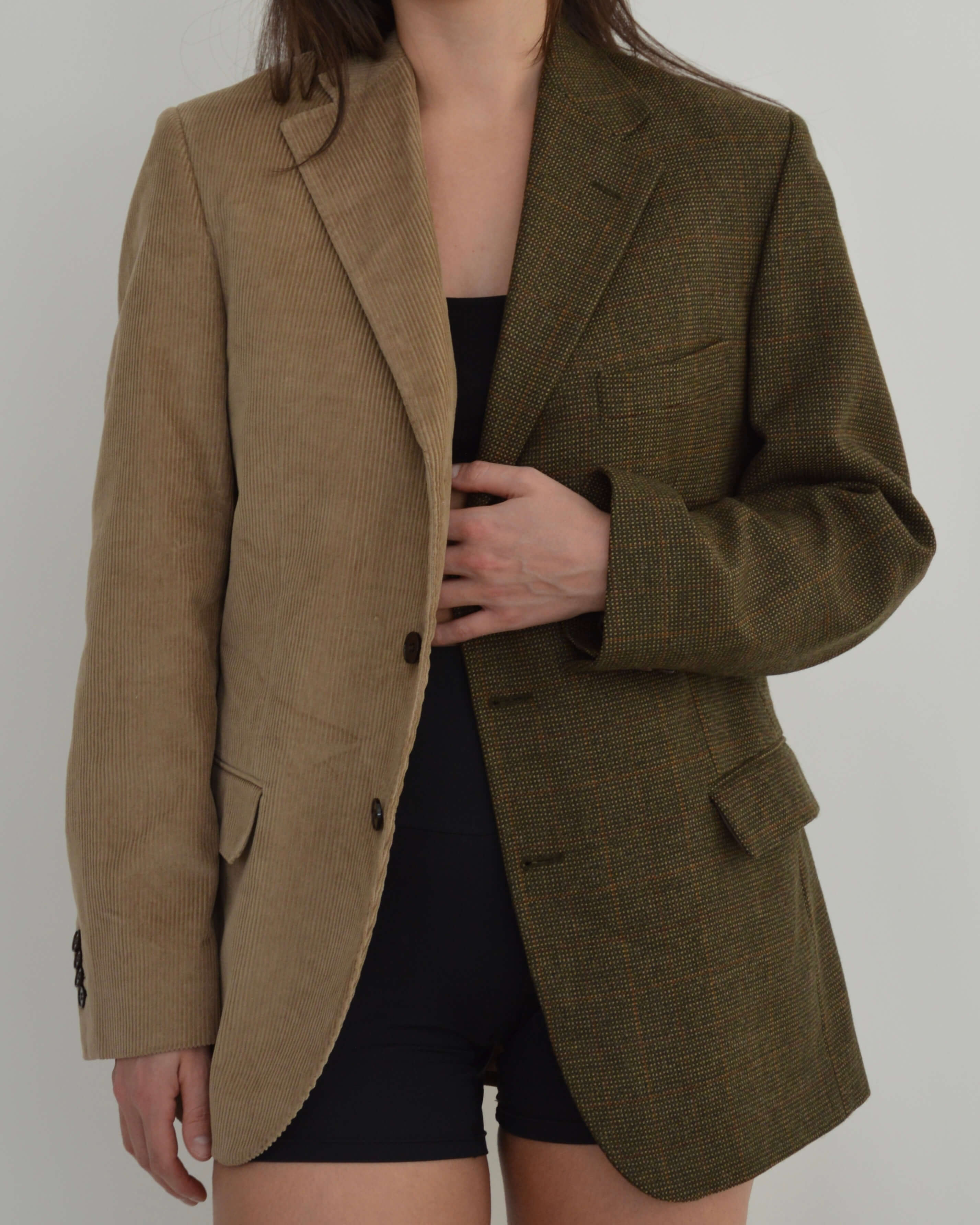 DUO Blazer - Green & Velveteen (S/L)