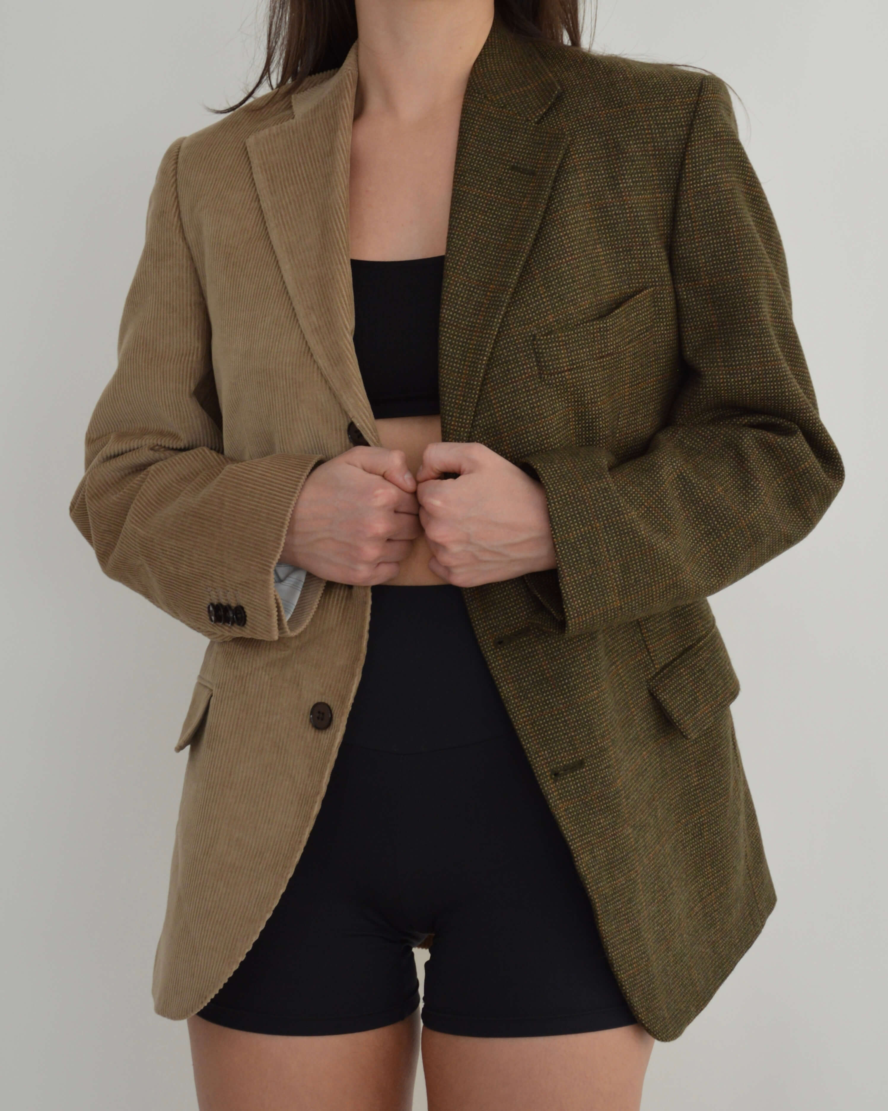 DUO Blazer - Green & Velveteen (S/L)