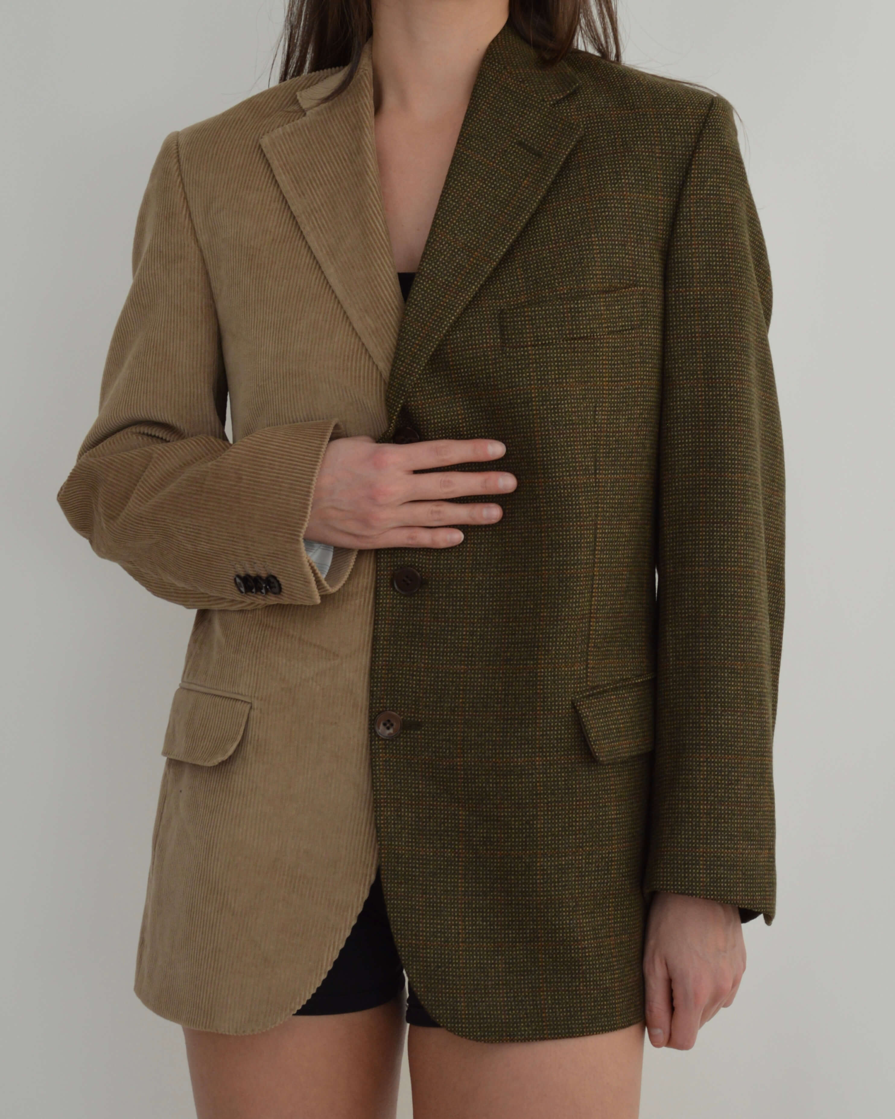 DUO Blazer - Green & Velveteen (S/L)