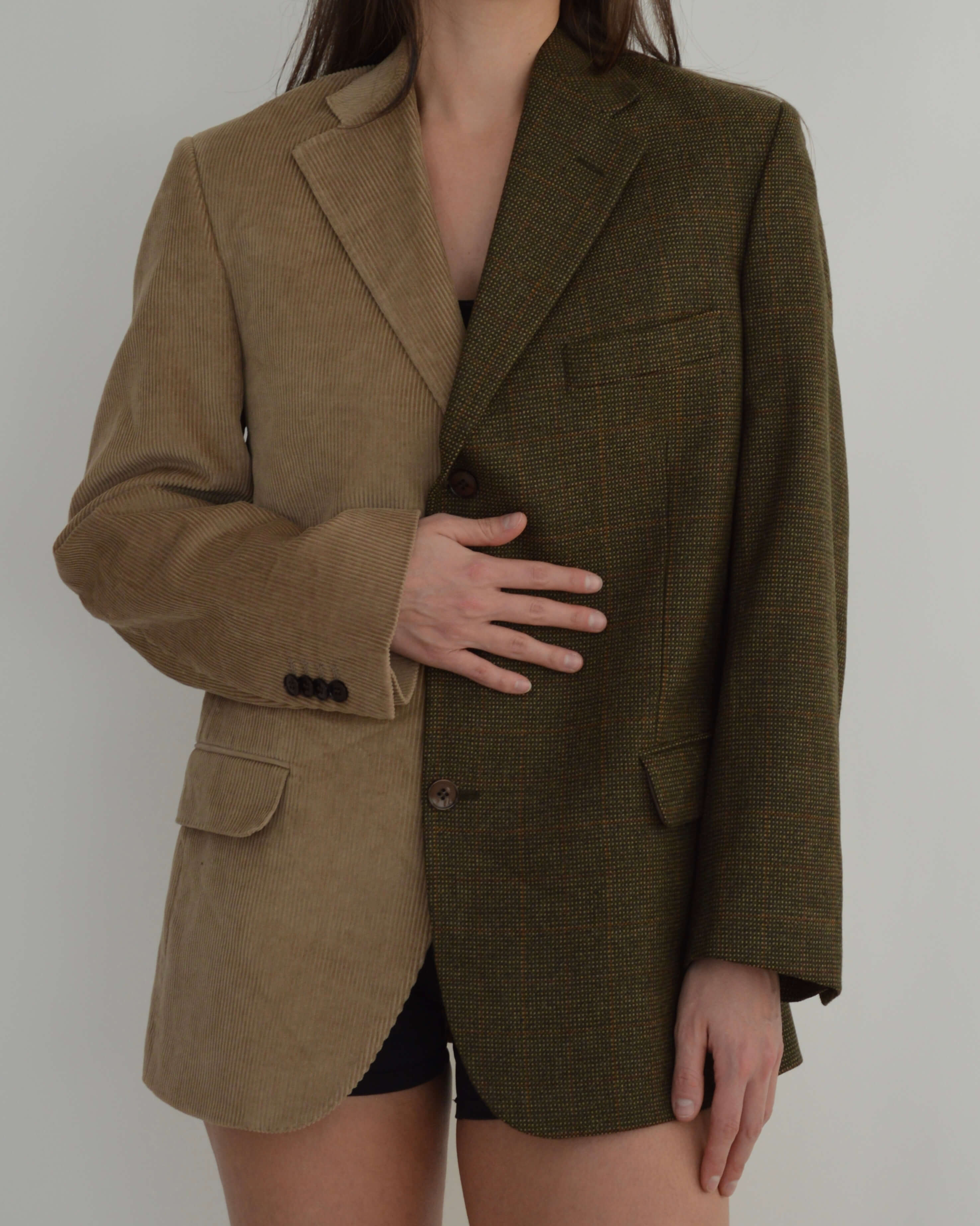 DUO Blazer - Green & Velveteen (S/L)